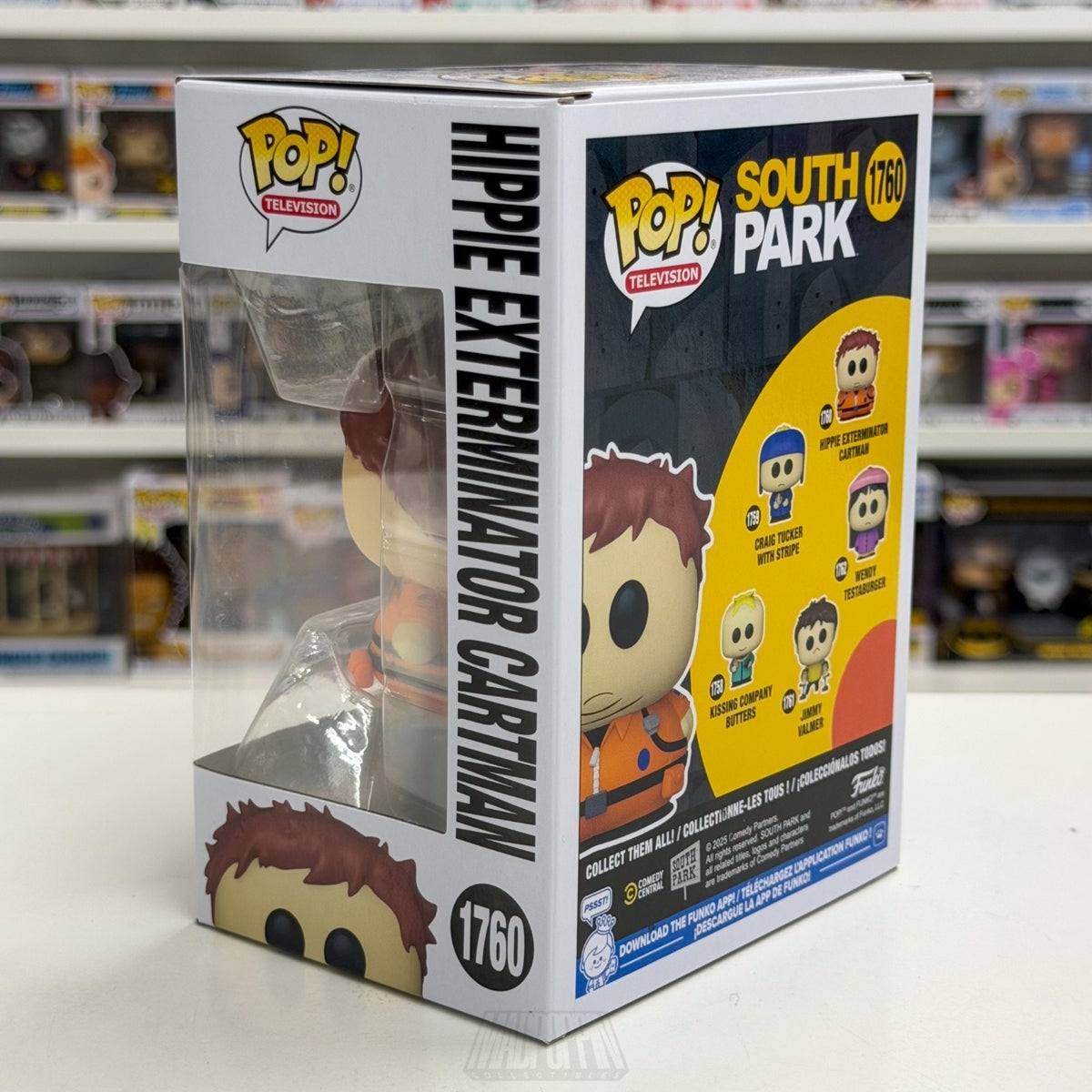 Funko Pop TV South Park Hippie Exterminator Cartman 1760 Animation Vinyl Figure