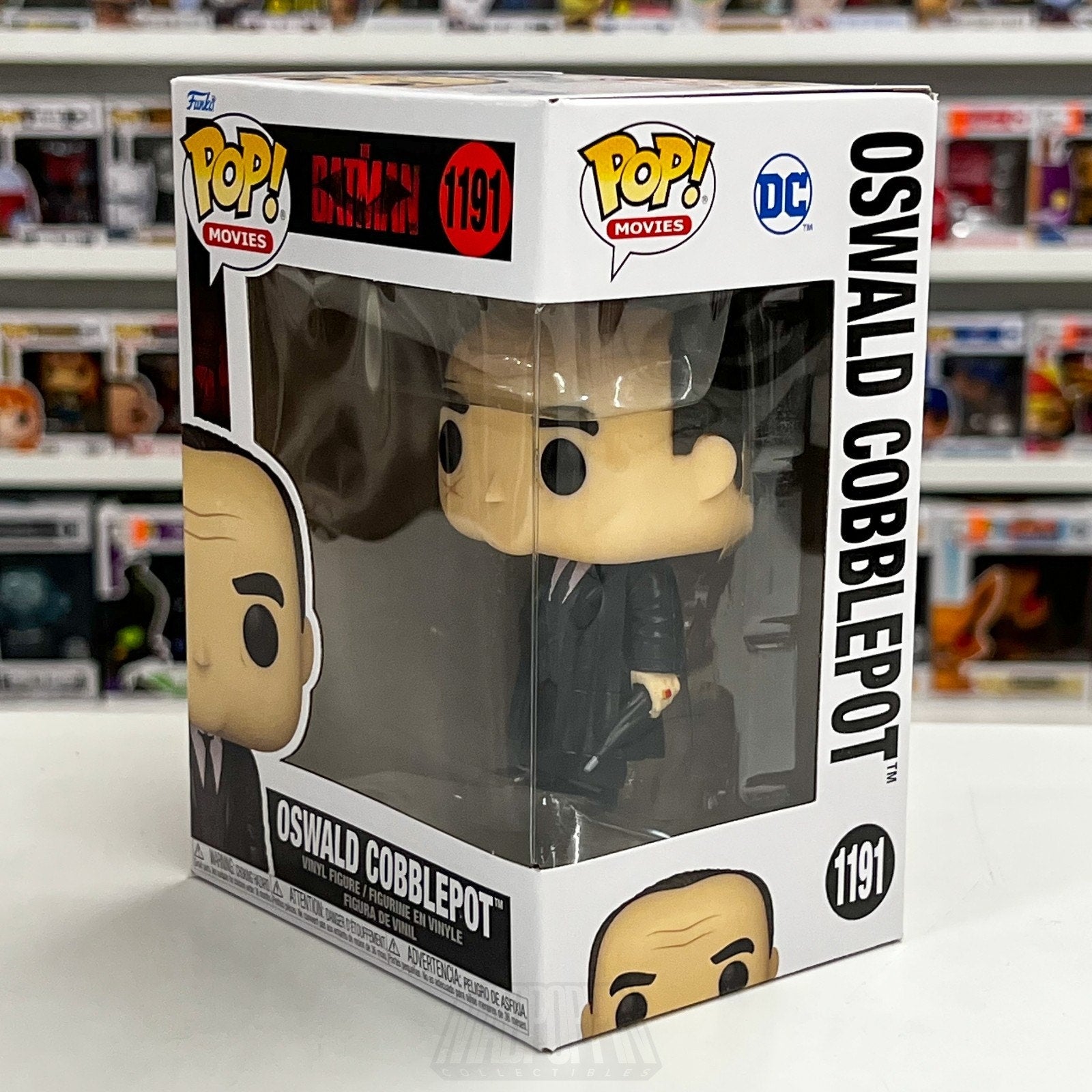Funko Pop Movies DC The Batman Oswald Cobblepot 1191 Penguin Vinyl Figure Comics