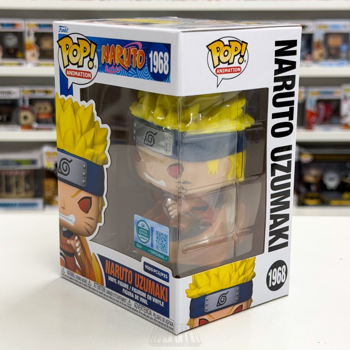 Funko Pop Anime Naruto Uzumaki 1st Kurama Limited Supreme 1968 Toy Vinyl Figure