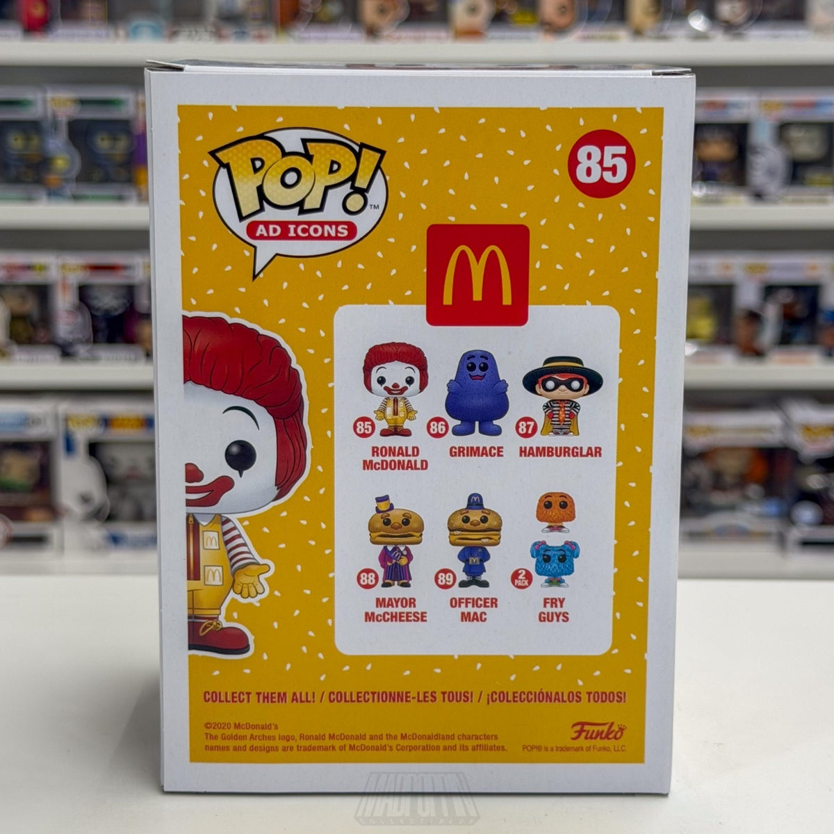 Funko Pop Ad Icons Ronald McDonald 85 Burgers Fast Food Restaurant Vinyl Figure