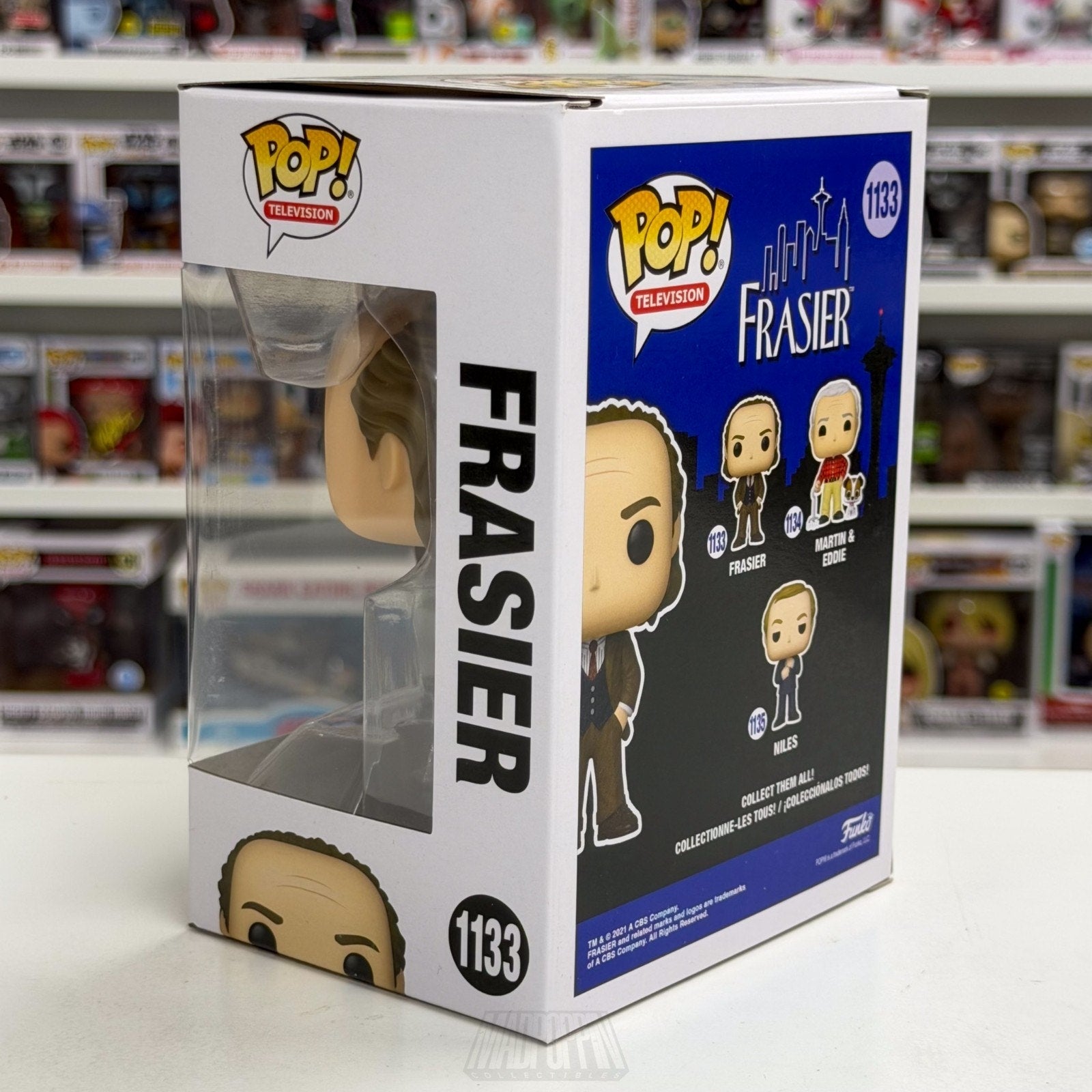 Funko Pop TV Frasier Crane 1133 NBC Sitcom Cheers Spin-Off Psychiatrist Figure
