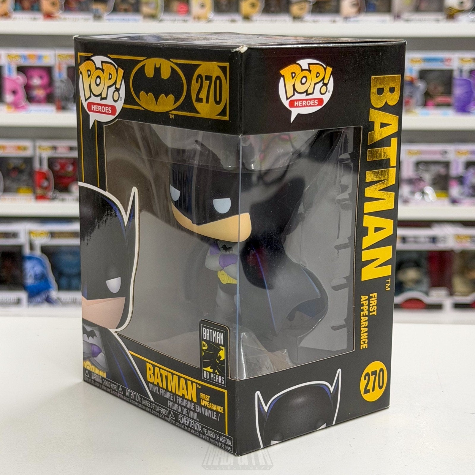 Funko Pop DC Super Heroes Batman First Appearance 80 Years 270 Toy Vinyl Figure