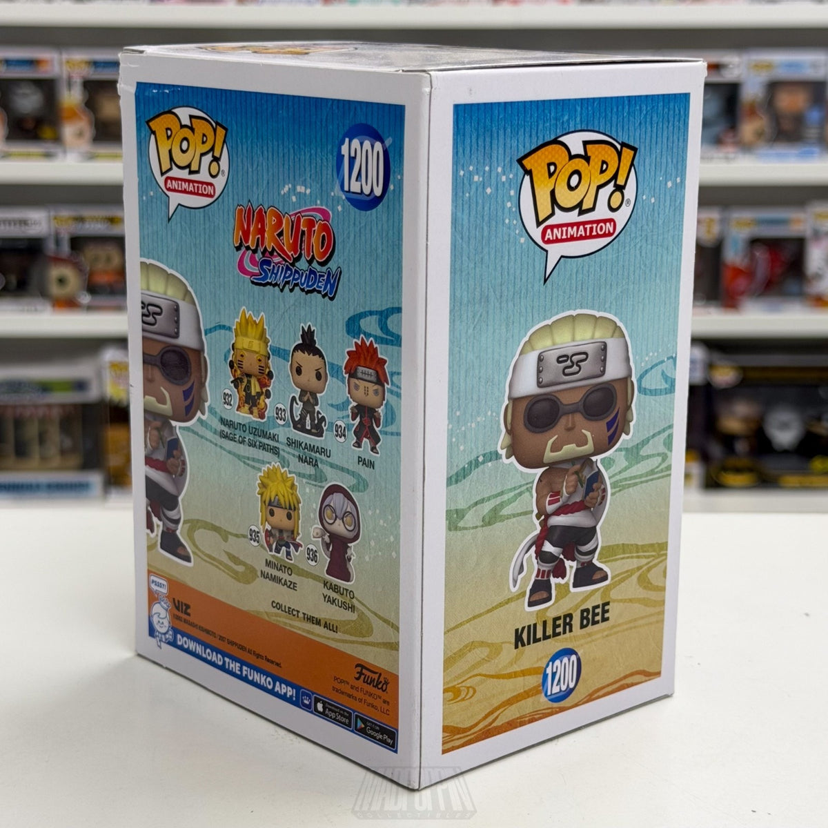 Funko Pop Anime Naruto Killer Bee Chase Entertainment Earth 1200 Vinyl Figure