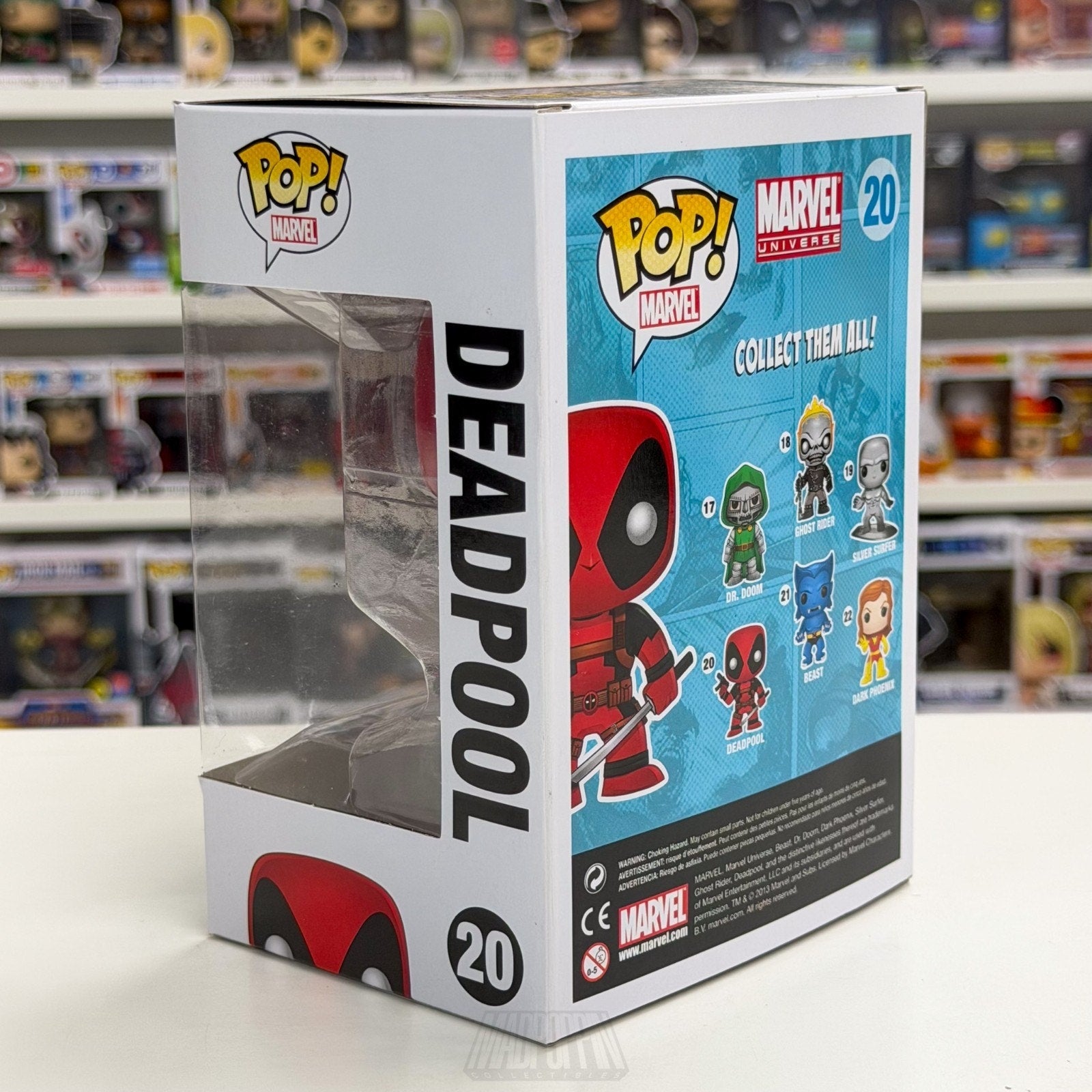 Funko Pop Marvel Universe Deadpool Red w/Sword 20 Merc Anti-Hero Vinyl Figure