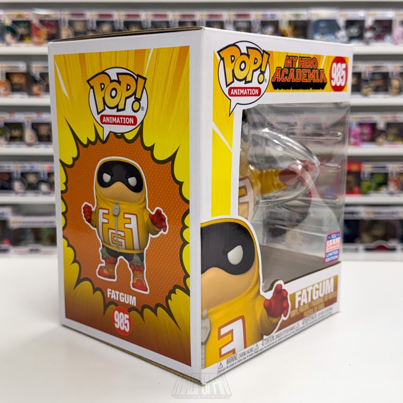 Funko Pop Anime My Hero Academia Fatgum Taishiro FunKon 985 Toy Vinyl 6" Figure
