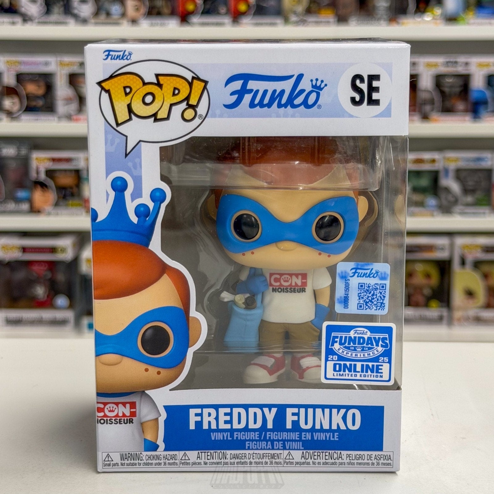 Funko Pop Fundays Experience Freddy CON-noisseur Shirt SE Mascot Vinyl Figure
