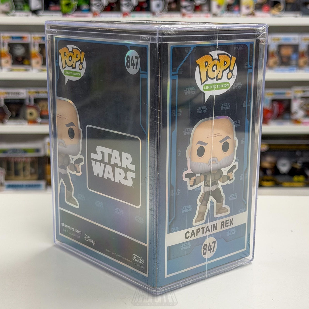 Funko Pop Star Wars Captain Rex No Helmet Chalice Collectibles 847 Vinyl Figure