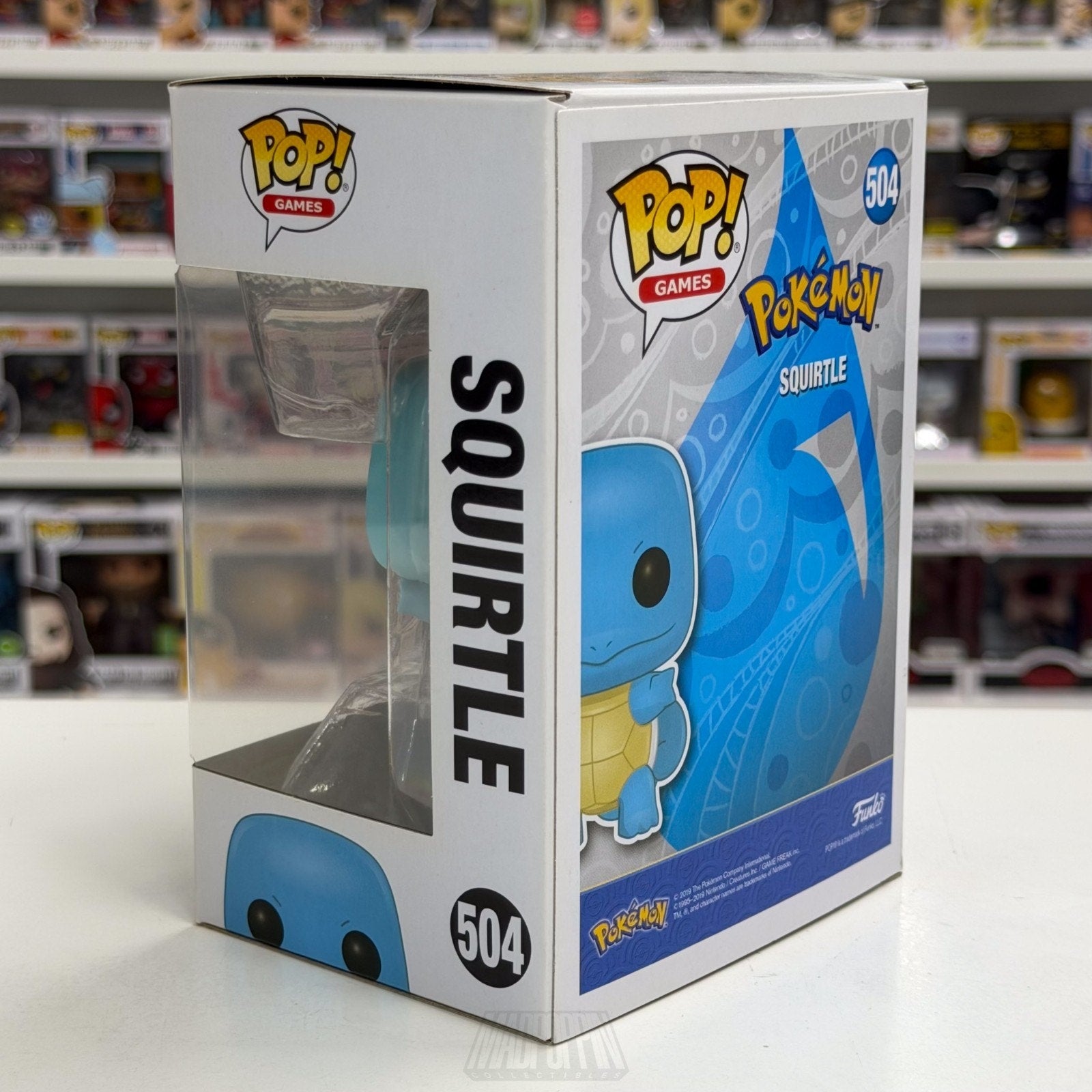 Funko Pop Games Pokemon Squirtle 504 TCG Gen 1 Water Turtle Japan Vinyl Figure
