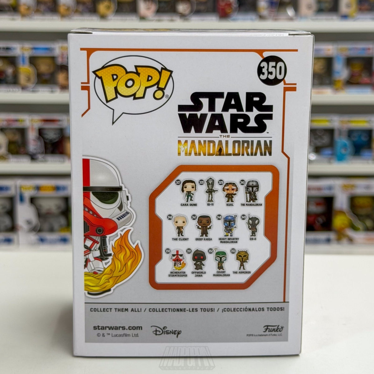 Funko Pop Star Wars Mandalorian Incinerator Stormtrooper 350 Toy Vinyl Figure