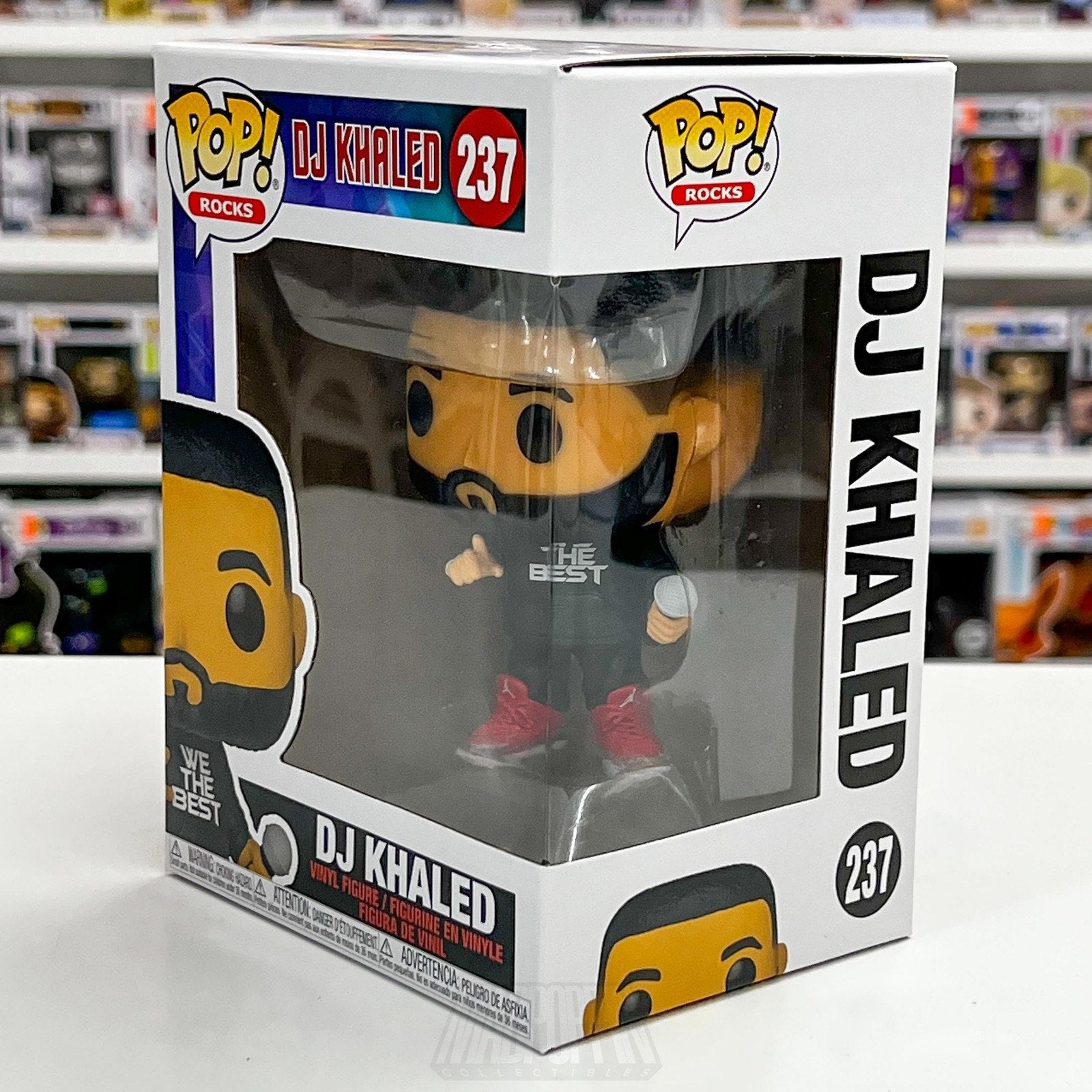 Funko Pop! Rocks DJ Khaled #237 Vinyl Figure We The Best 2021 Boxed Collectible