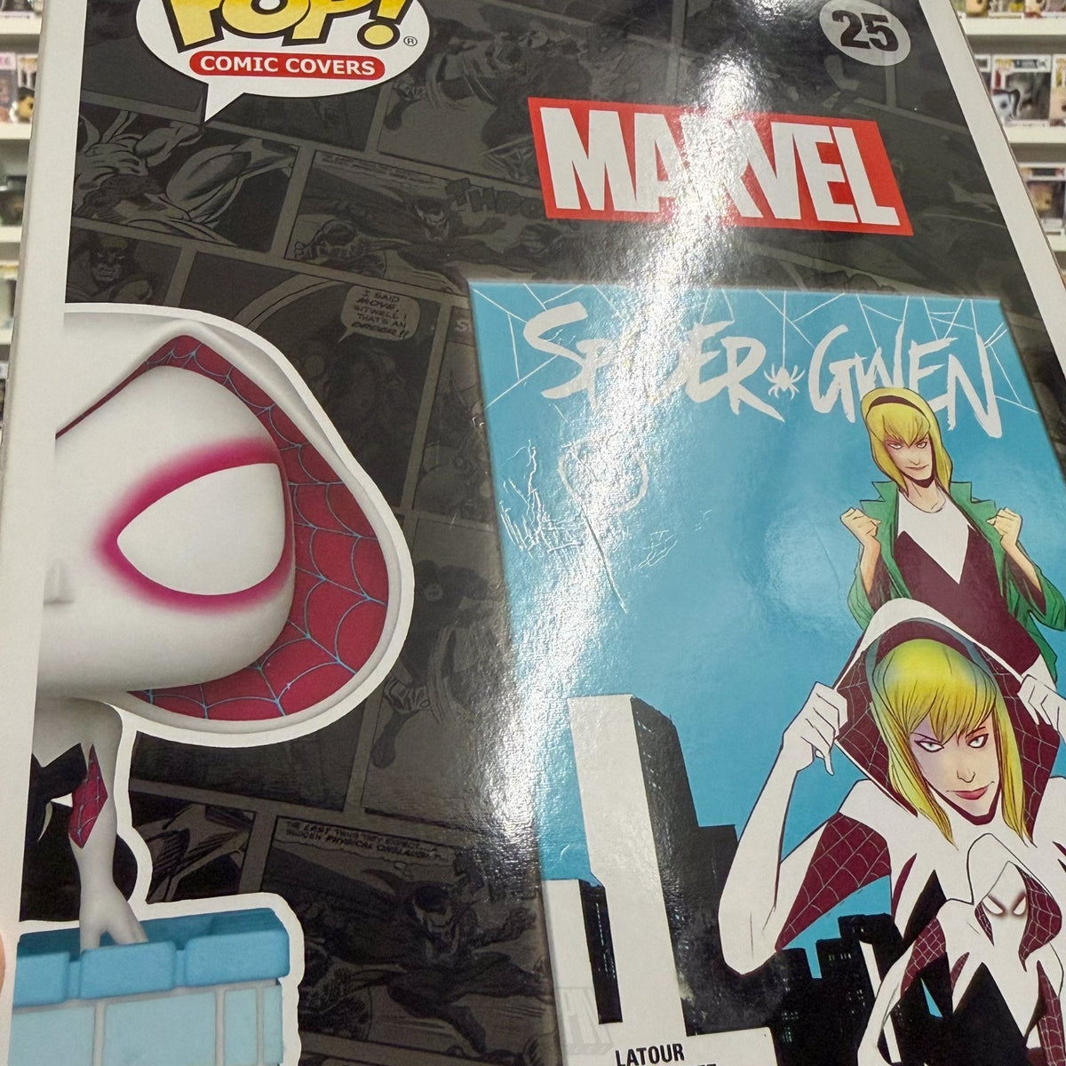 Funko Pop Marvel Comic Covers Spider-Gwen Target 25 Vinyl Figure