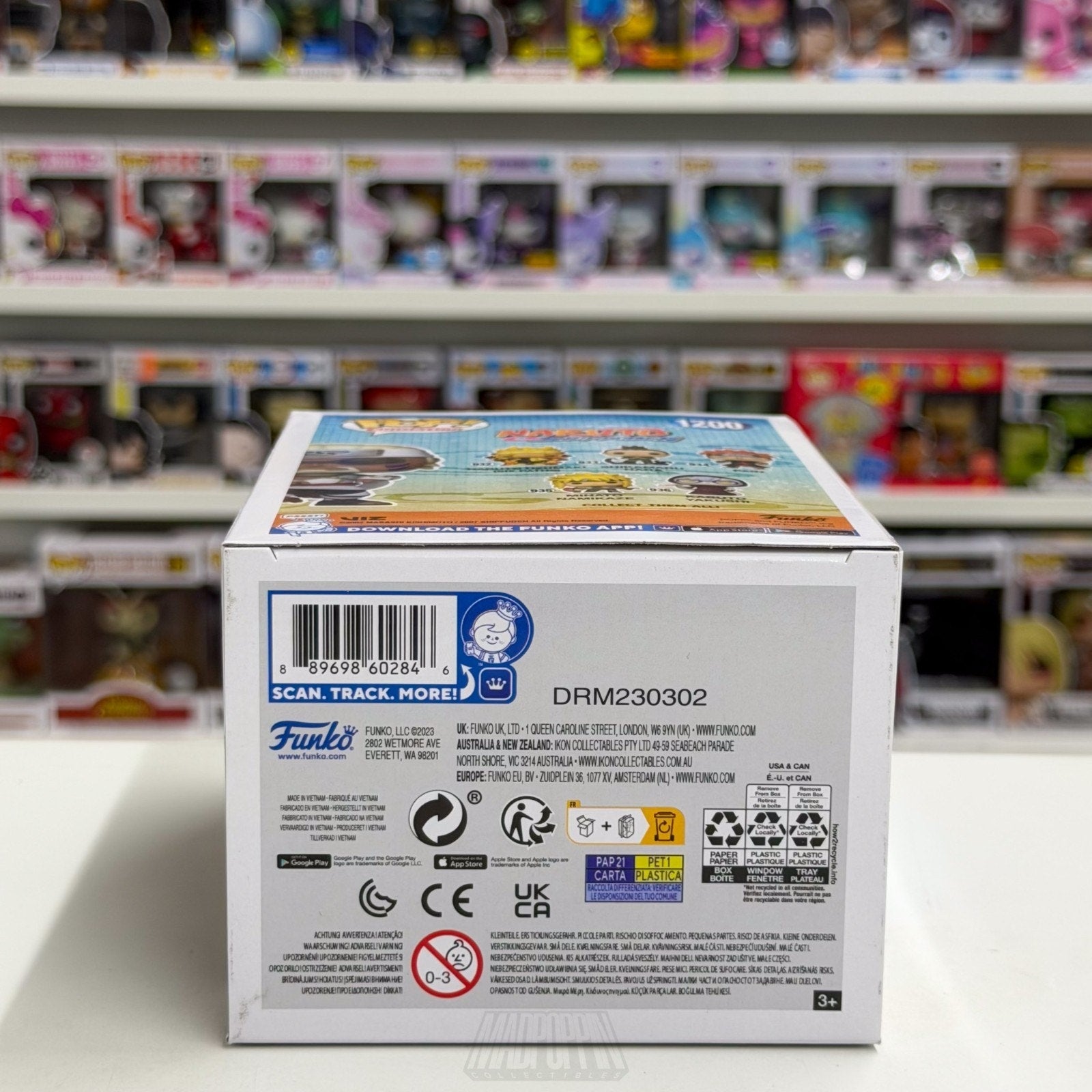 Funko Pop Anime Naruto Killer Bee Entertainment Earth 1200 Manga Vinyl Figure