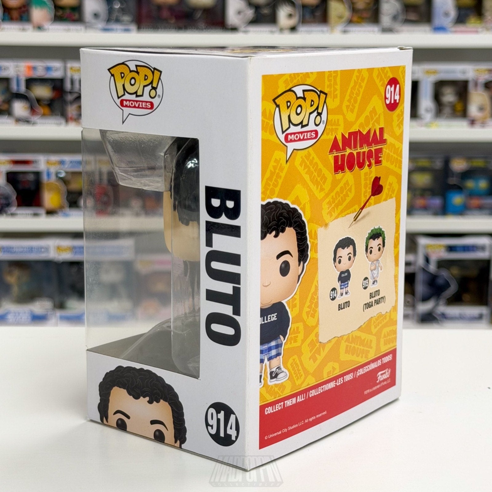Funko Pop Movies Animal House Bluto College Sweater 914 80s Comedy Vinyl Figure