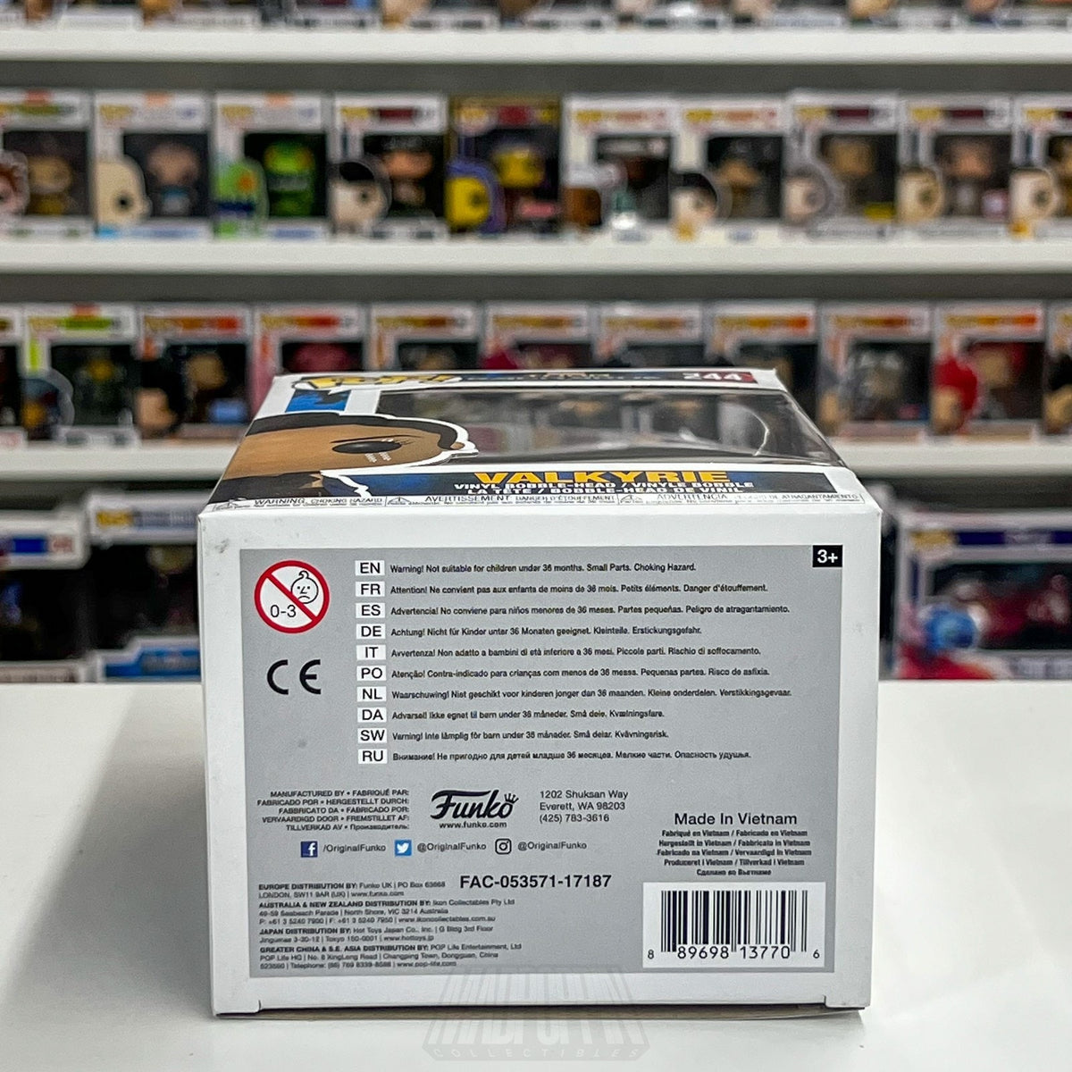 Funko Pop Marvel Thor Ragnarok Valkyrie 244 Asgardian MCU Toy Vinyl Figure