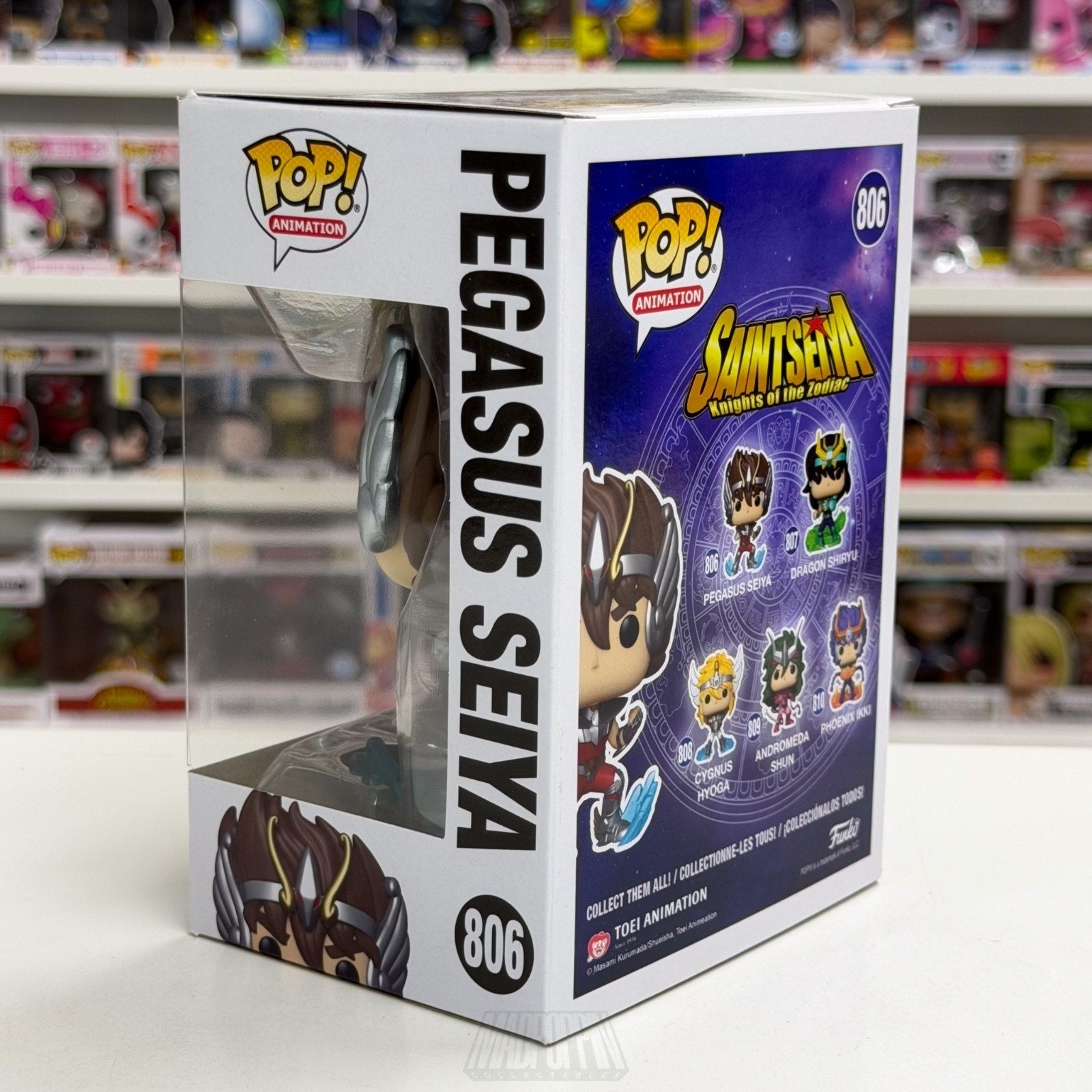 Funko Pop Anime Saint Seiya Pegasus 806 Japanese Manga Fantasy Toy Vinyl Figure