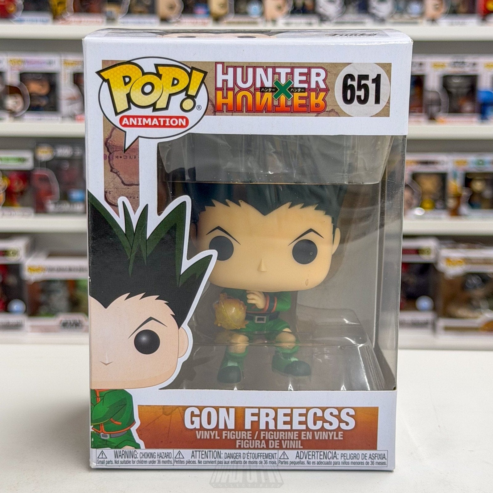 Funko Pop Anime Hunter x Hunter Gon Freecss 651 Japanese Manga Toy Vinyl Figure