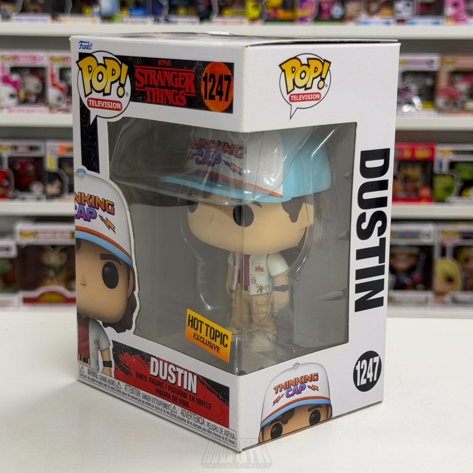 Funko Pop TV Stranger Things Dustin Dragon Shirt Hot Topic 1247 Season 4 Figure