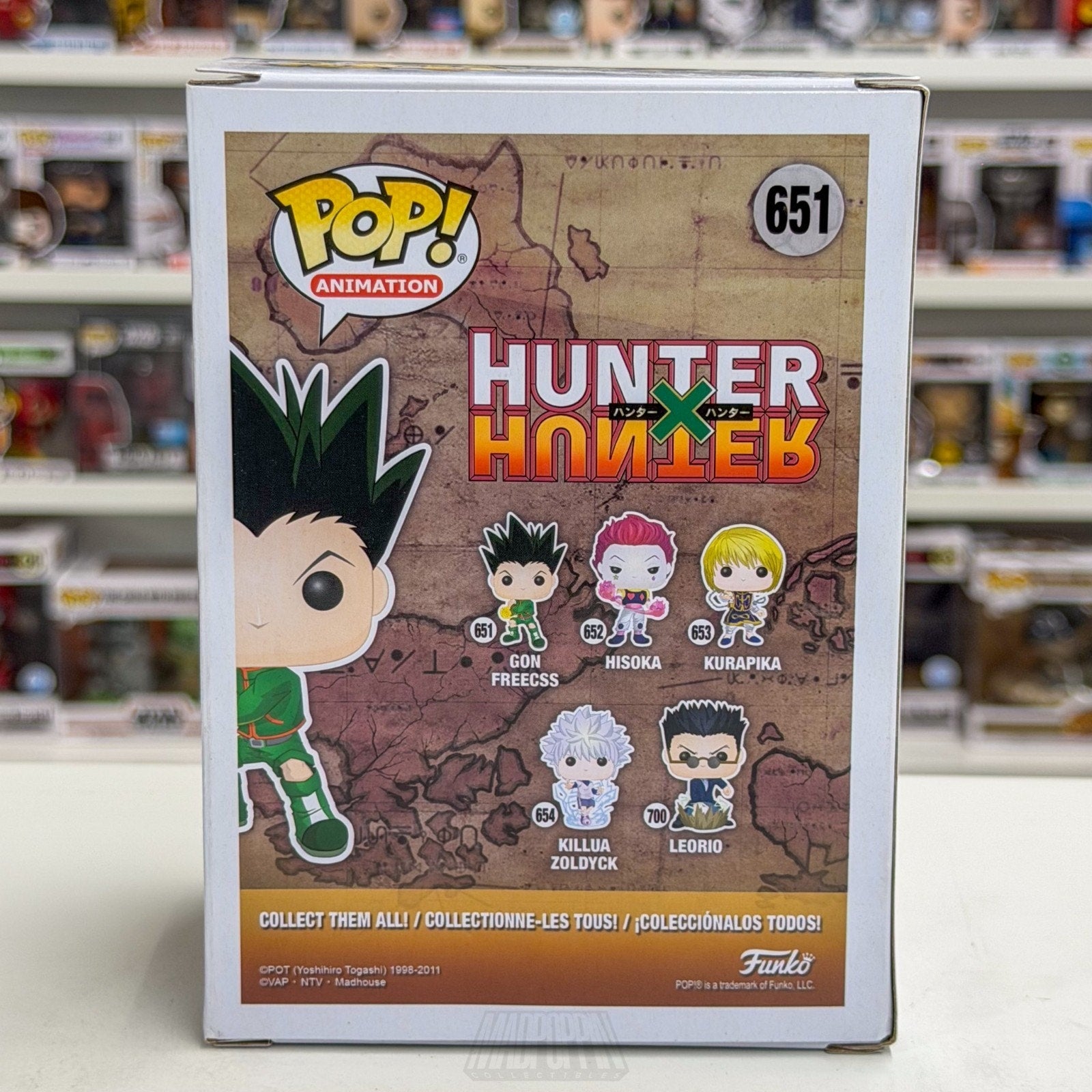 Funko Pop Anime Hunter x Hunter Gon Freecss 651 Japanese Manga Toy Vinyl Figure