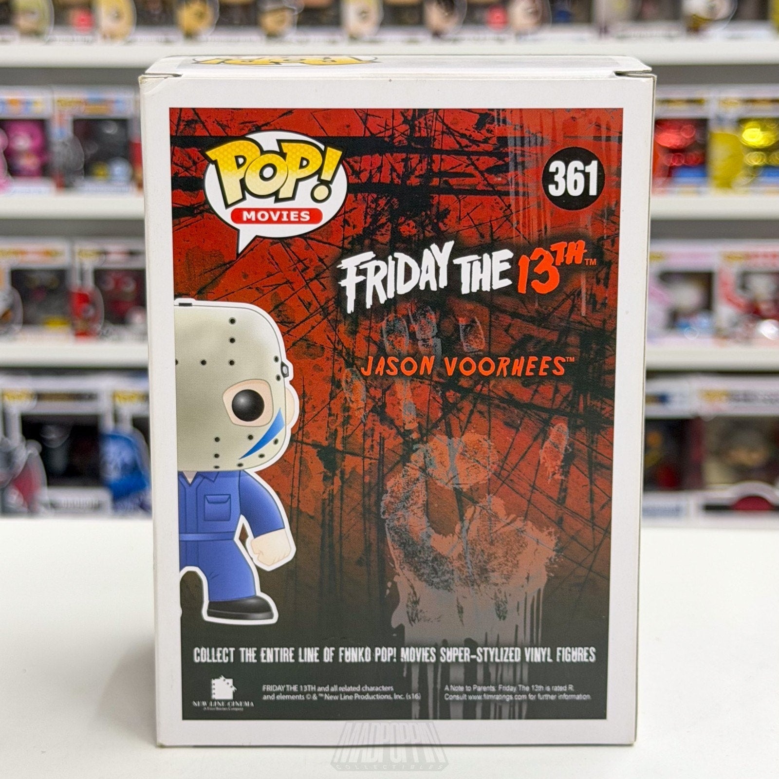 Funko Pop Movies Friday the 13th Jason Voorhees Blue Hot Topic 361 Vinyl Figure