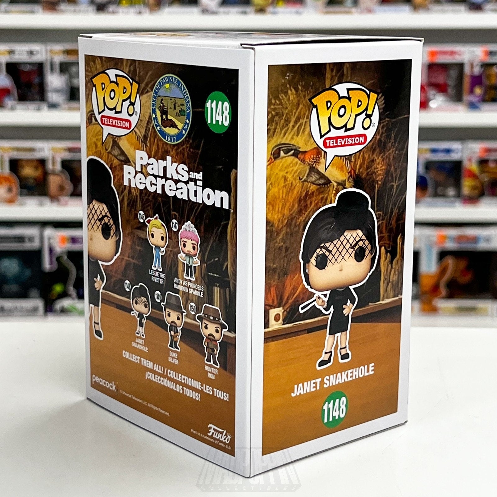 Funko Pop TV Parks Recreation Janet Snakehole 1148 April Ludgate Comedy Sitcom