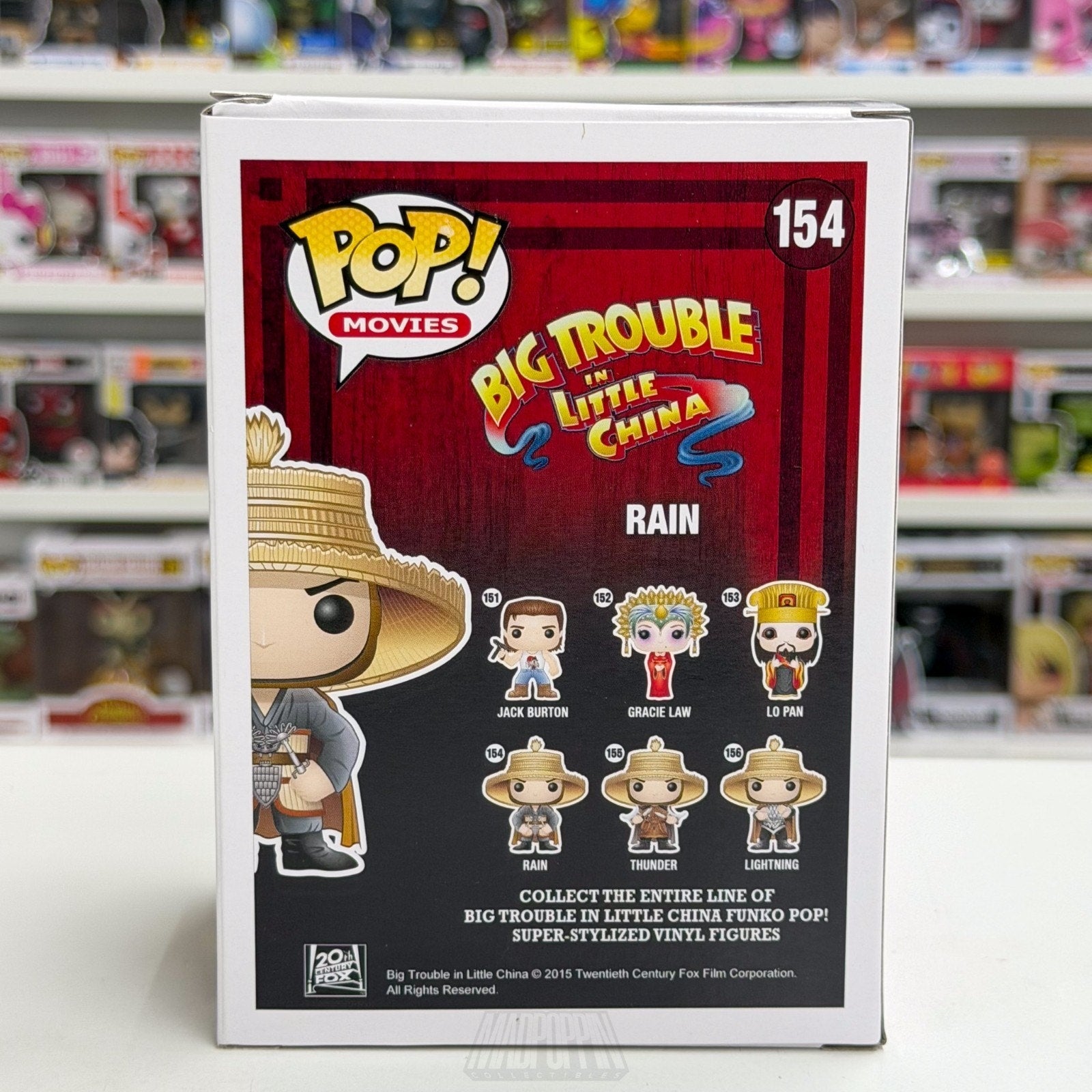 Funko Pop Movies Big Trouble Little China Rain 154 Vaulted Toy Vinyl Figure