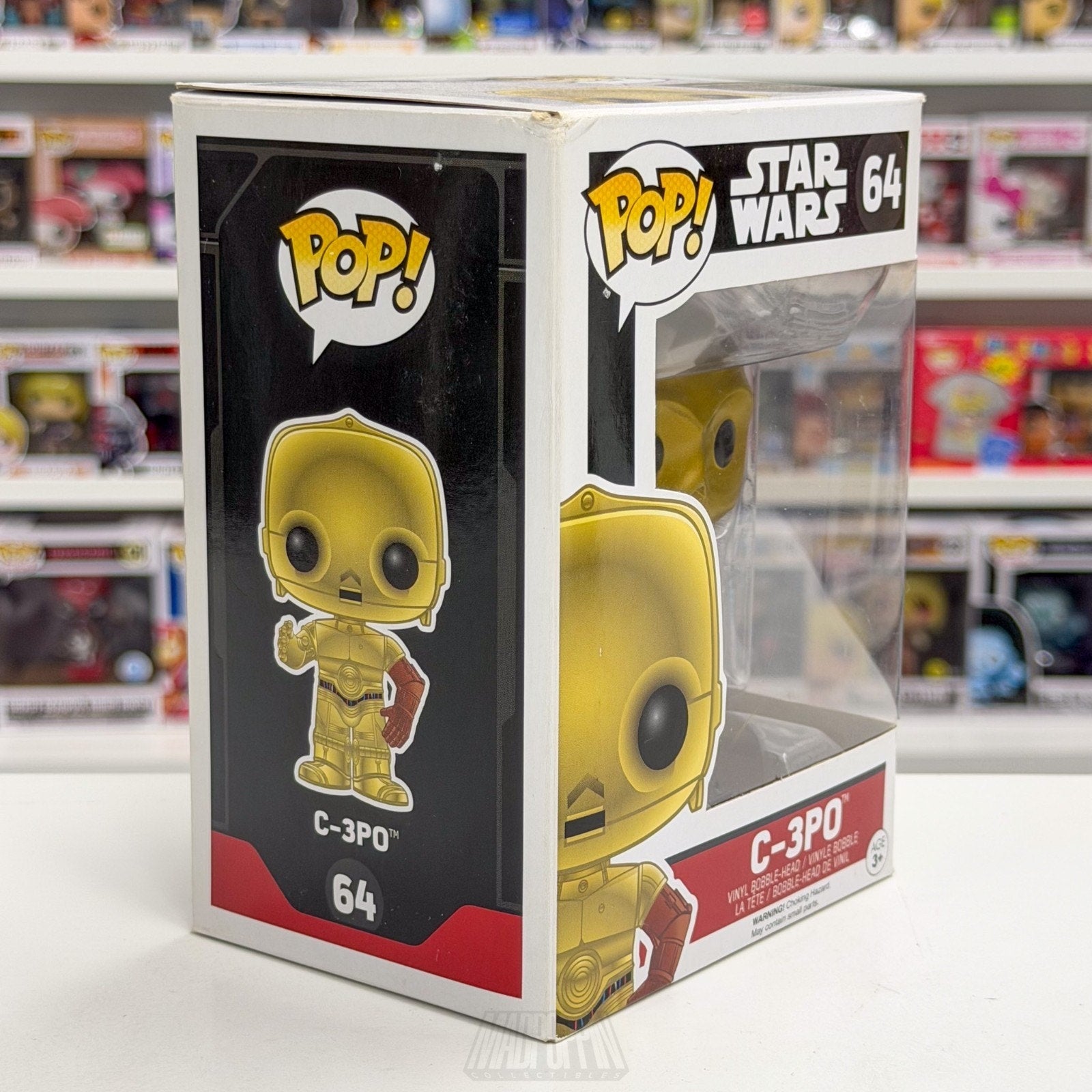 Funko Pop Star Wars Episode VII The Force Awakens C-3PO Red Arm 64 Vinyl Figure