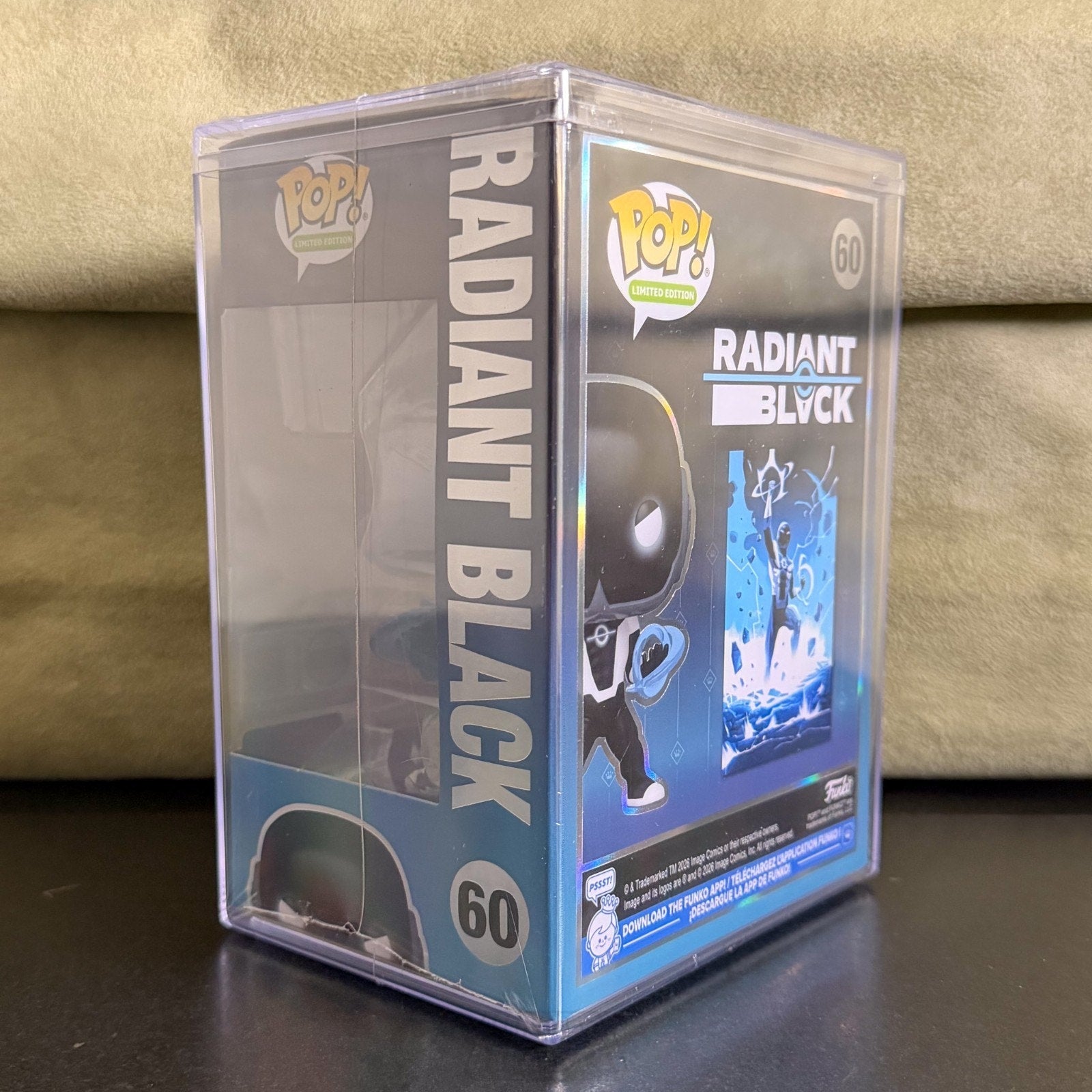Funko Pop Comics Radiant Black 60 Glow LE 5000 PCS SDCC 2026 Official Toy Figure