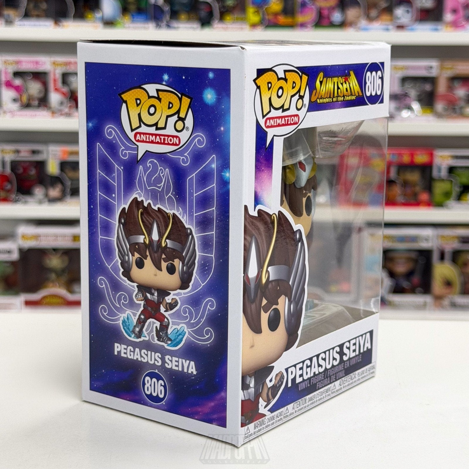 Funko Pop Anime Saint Seiya Pegasus 806 Japanese Manga Fantasy Toy Vinyl Figure