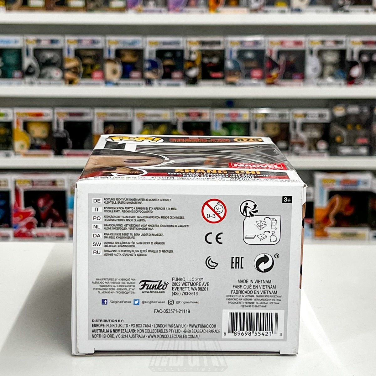 Funko Pop Marvel Collector Corps MCC Shang-Chi Legend Ten Rings 879 Vinyl Figure