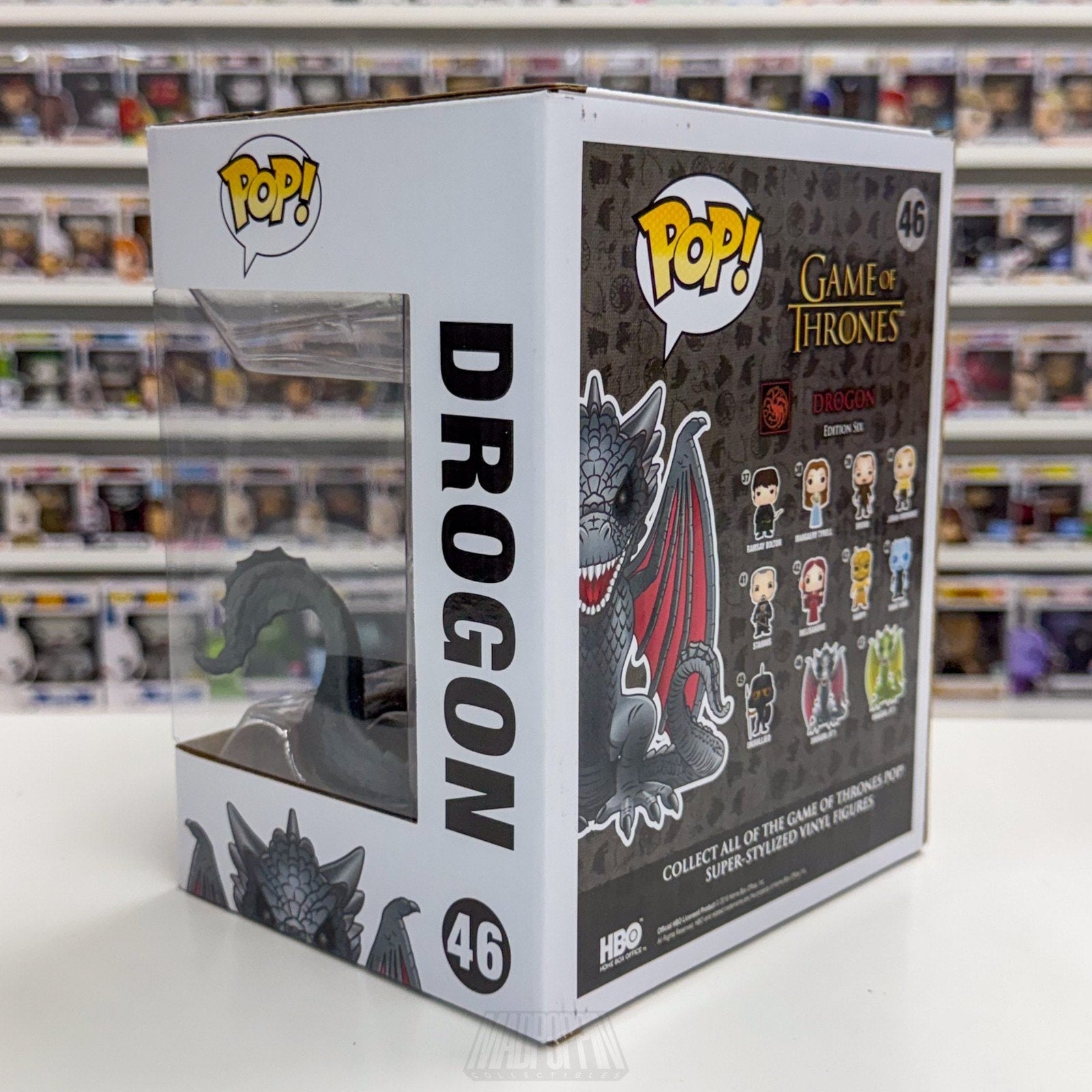 Funko Pop TV HBO Game of Thrones Drogon Red Eyes 6 Inch 46 Dragon Vinyl Figure
