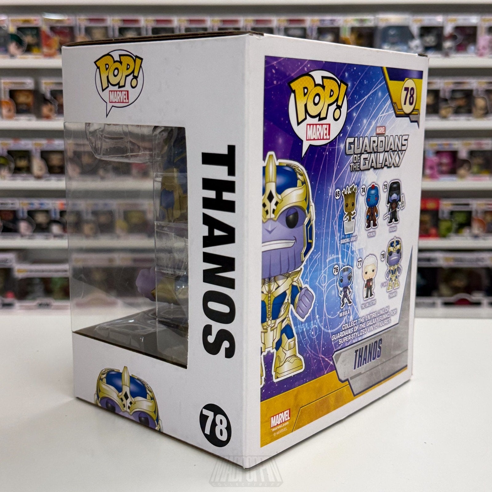 Funko Pop Marvel Guardians of the Galaxy Thanos 78 Mad Titan Toy Vinyl 6" Figure