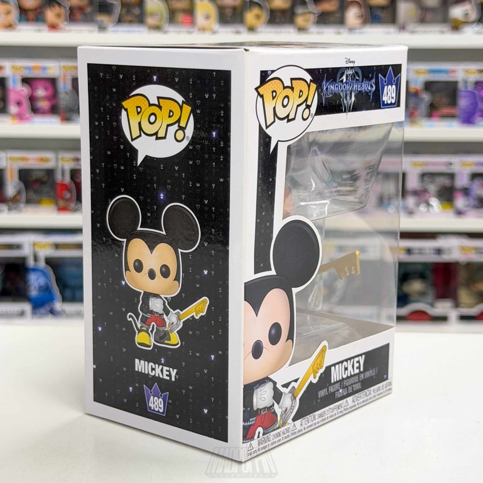 Funko Pop Games Disney Kingdom Hearts III Mickey Mouse 489 RPG Toy Vinyl Figure