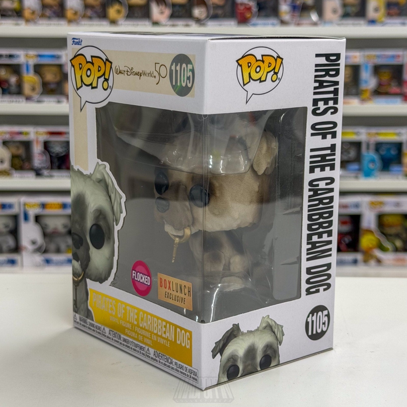 Funko Pop Walt Disney World Pirates of the Caribbean Dog Flocked 1105 Toy Figure