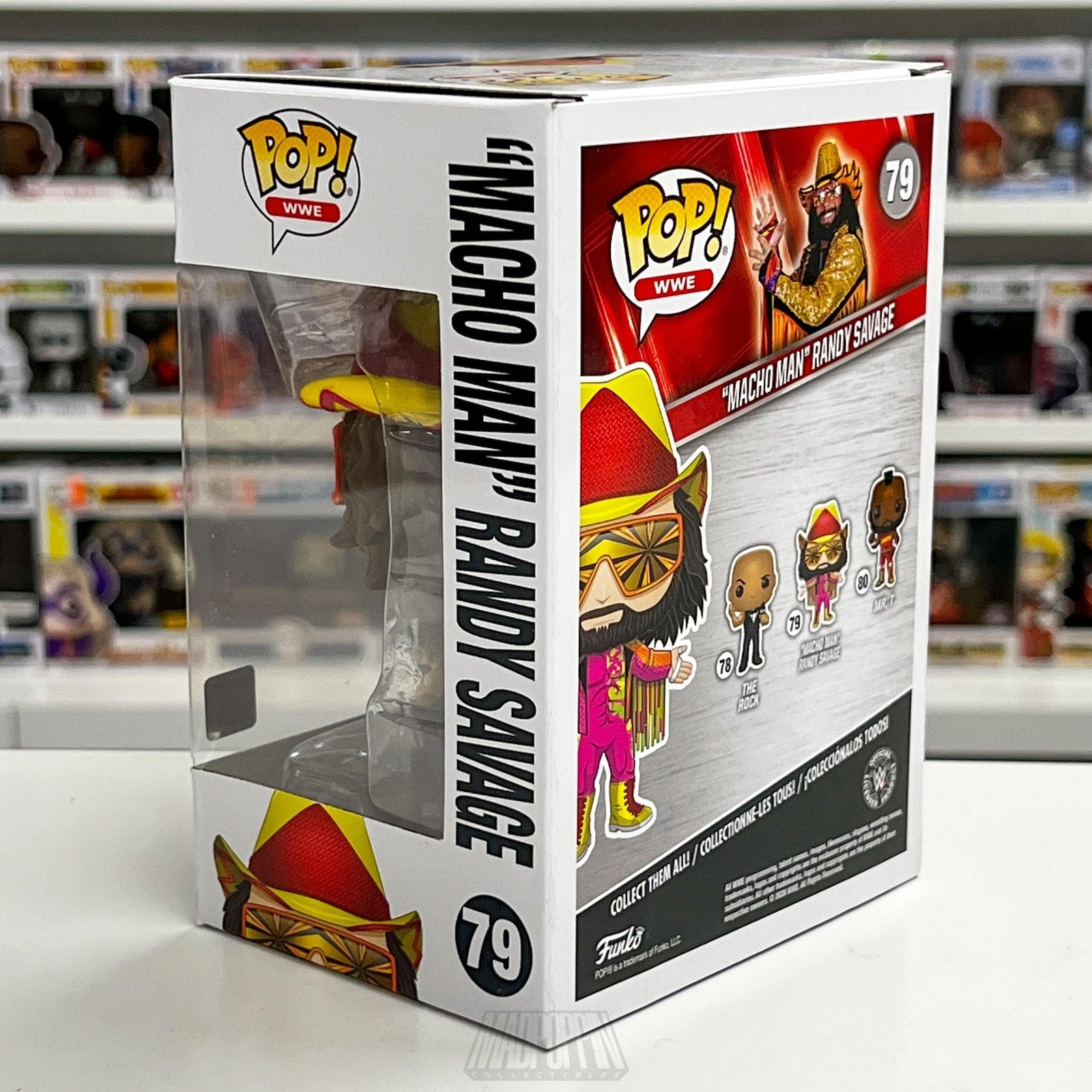 Funko Pop WWE Macho Man Randy Savage Orange Starburst 79 Wrestling Vinyl Figure