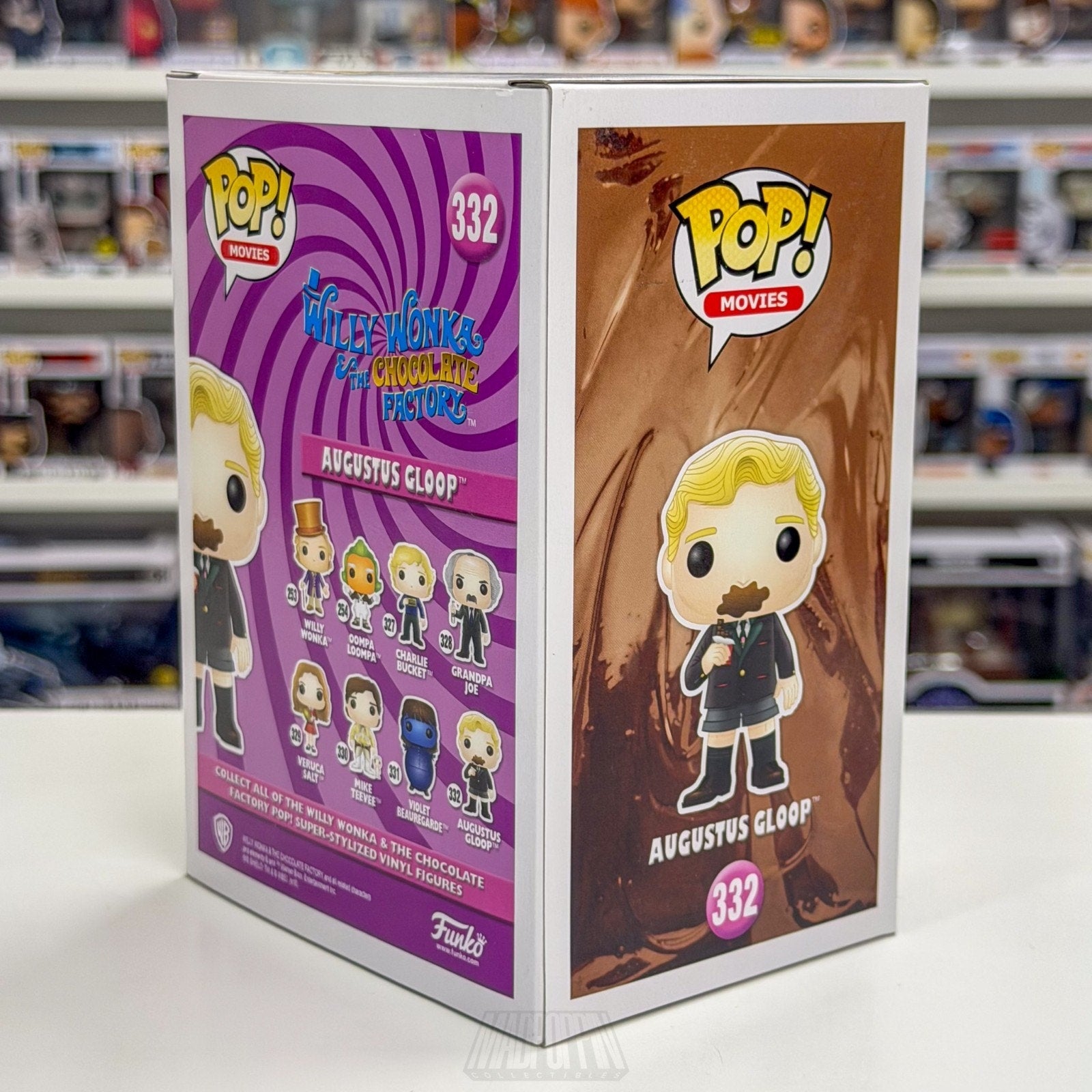 Funko Pop Movies Willy Wonka & The Chocolate Factory Augustus Gloop 332 Figure