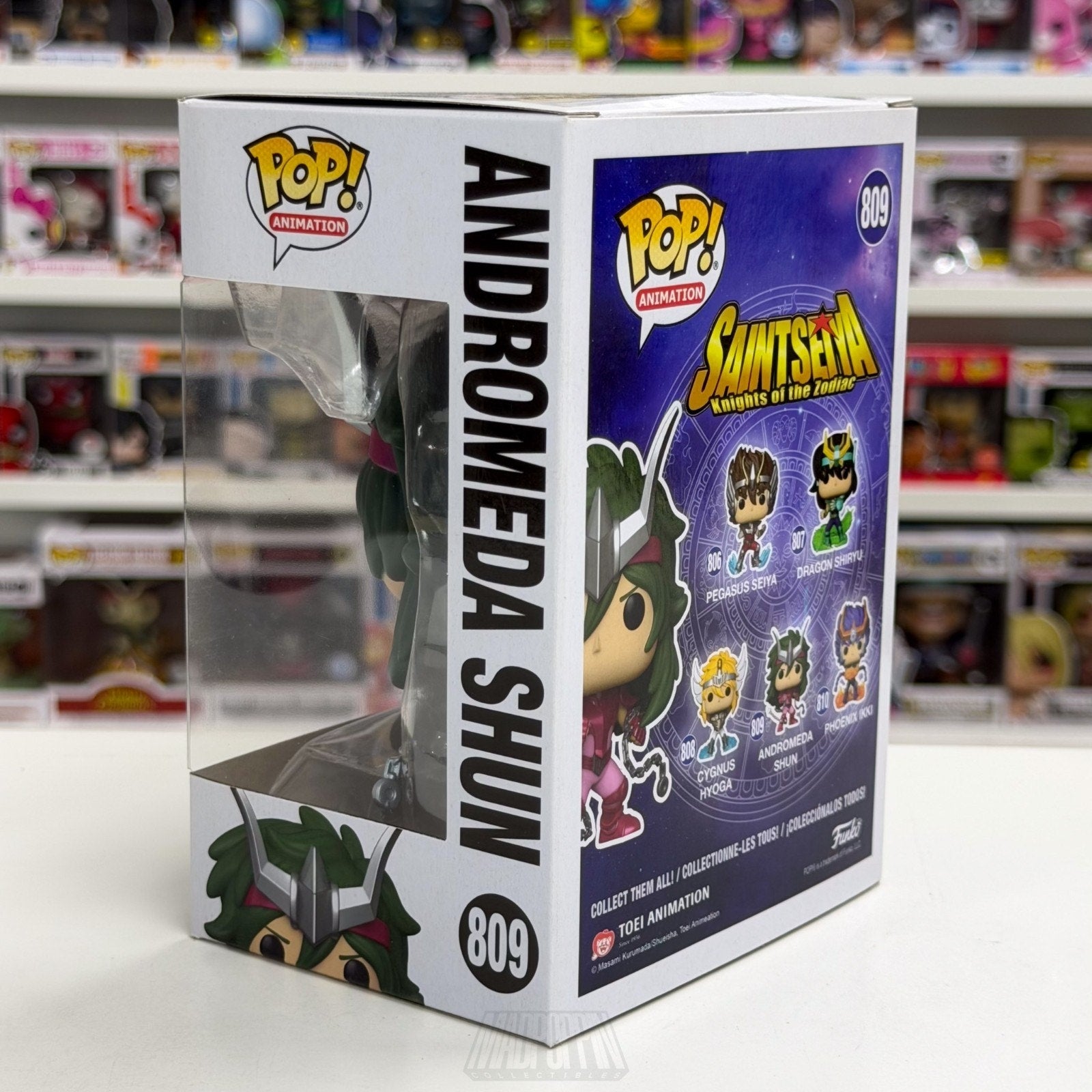 Funko Pop Anime Saint Seiya Andromeda Shun 809 Japanese Manga Toy Vinyl Figure