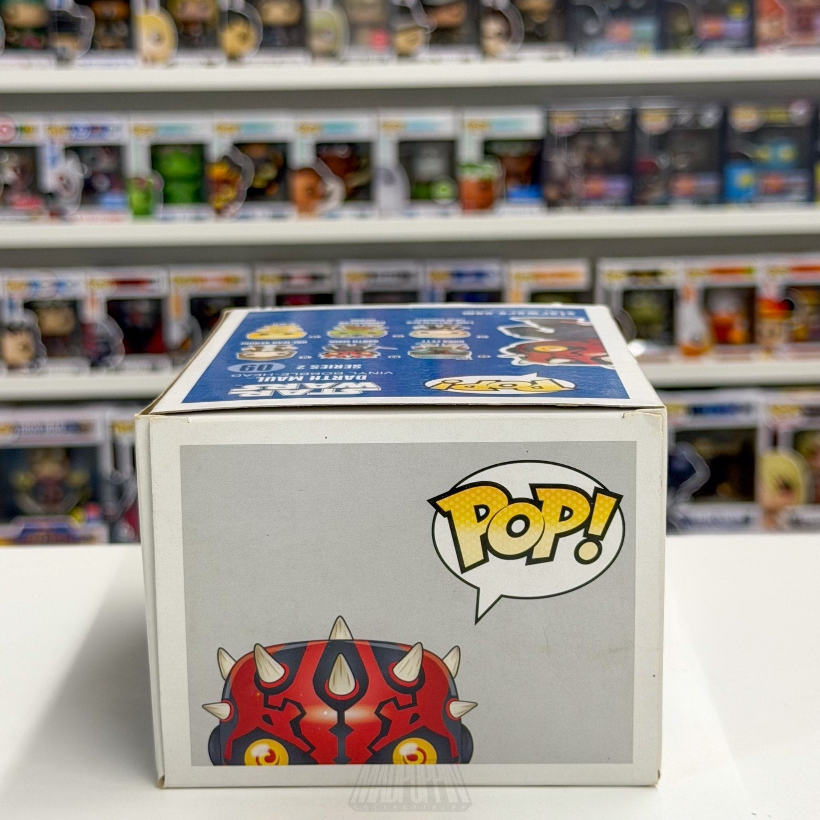 Funko Pop Star Wars Darth Maul Original Blue Box Large Font 09 Sith Vinyl Figure