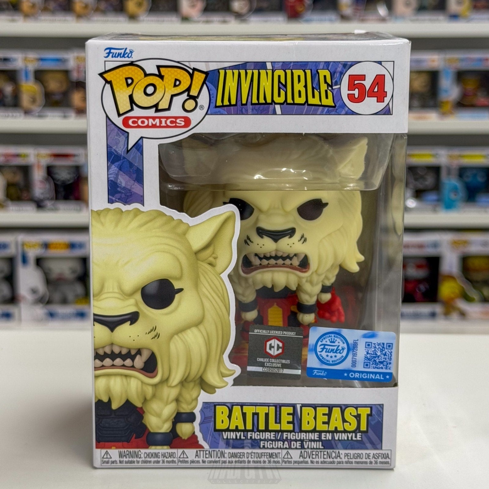 Funko Pop Comics Invincible Battle Beast Chalice Collectibles 54 Vinyl Figure