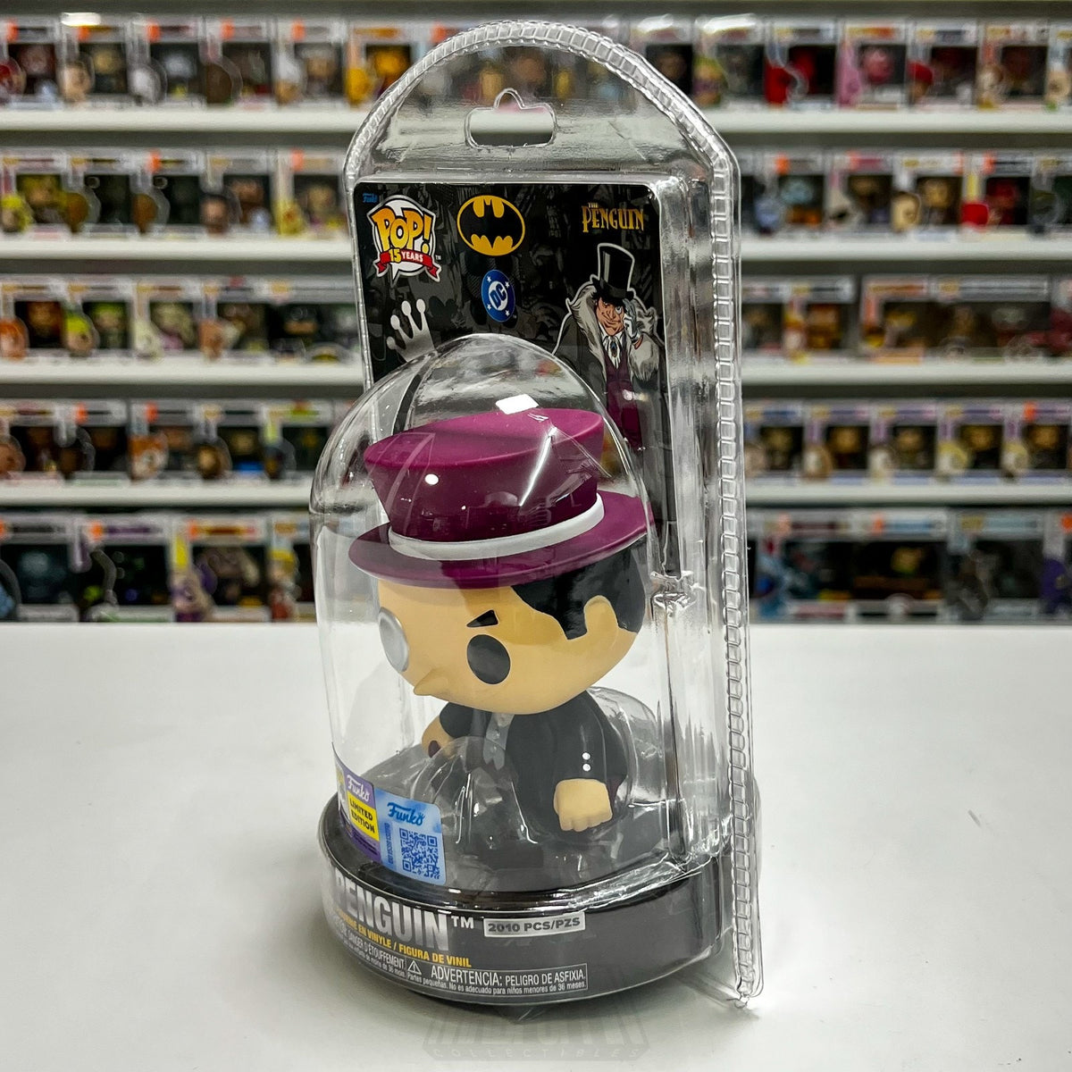 Funko Pop DC Heroes Penguin Clamshell SDCC 2025 Exclusive LE 2010 Pieces Batman
