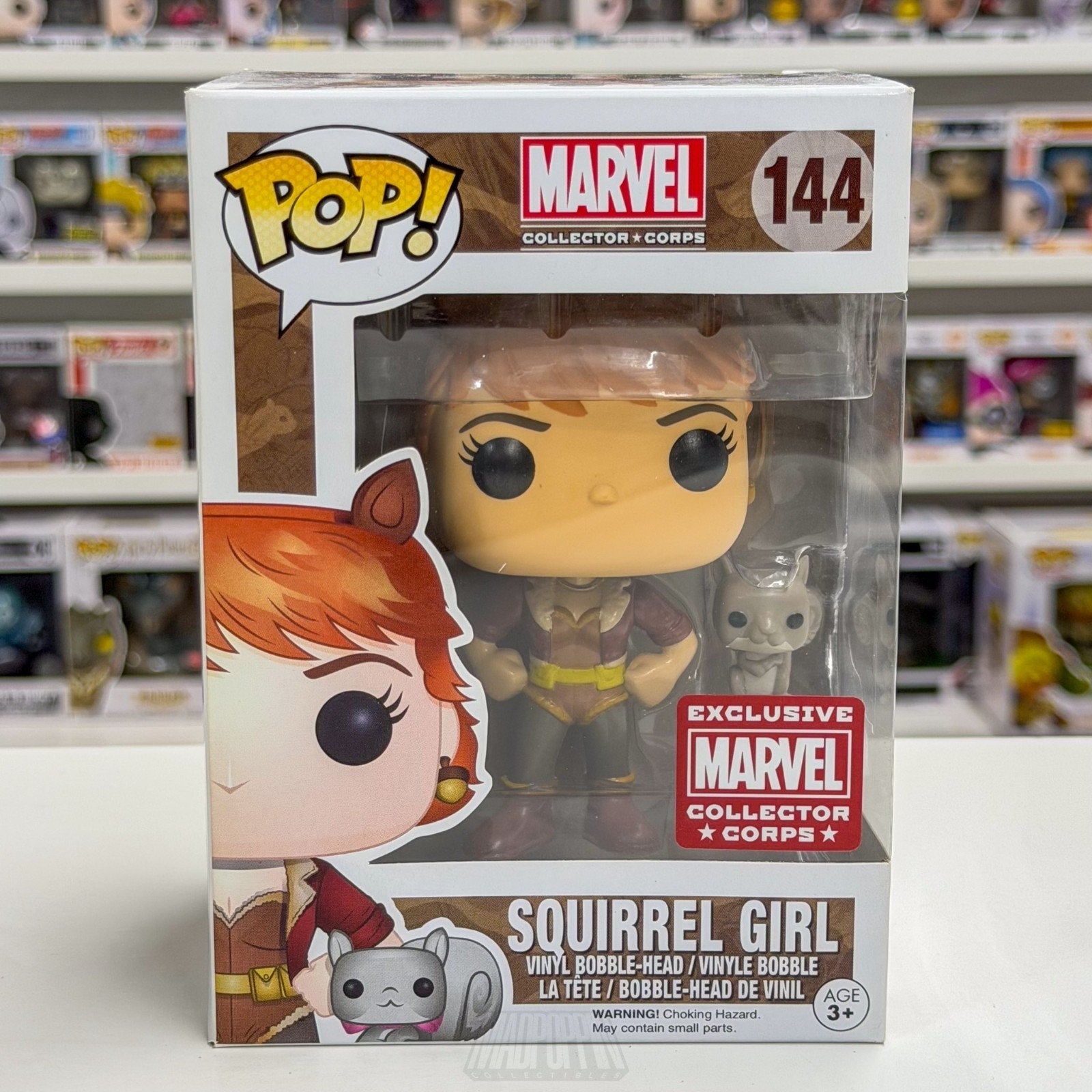 Funko Pop Marvel Collector Corps Squirrel Girl Doreen Green 144 Toy Vinyl Figure