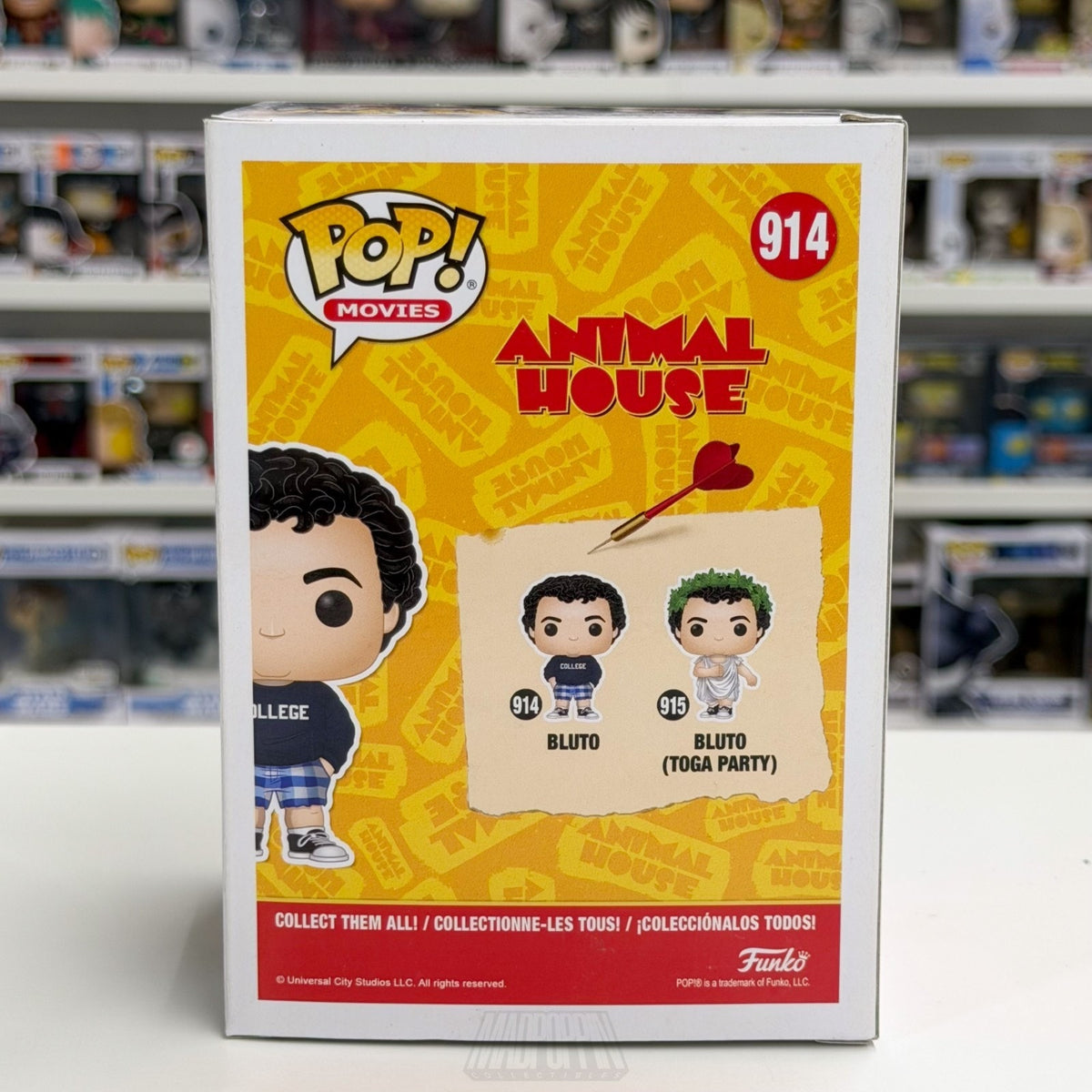 Funko Pop Movies Animal House Bluto College Sweater 914 80s Comedy Vinyl Figure