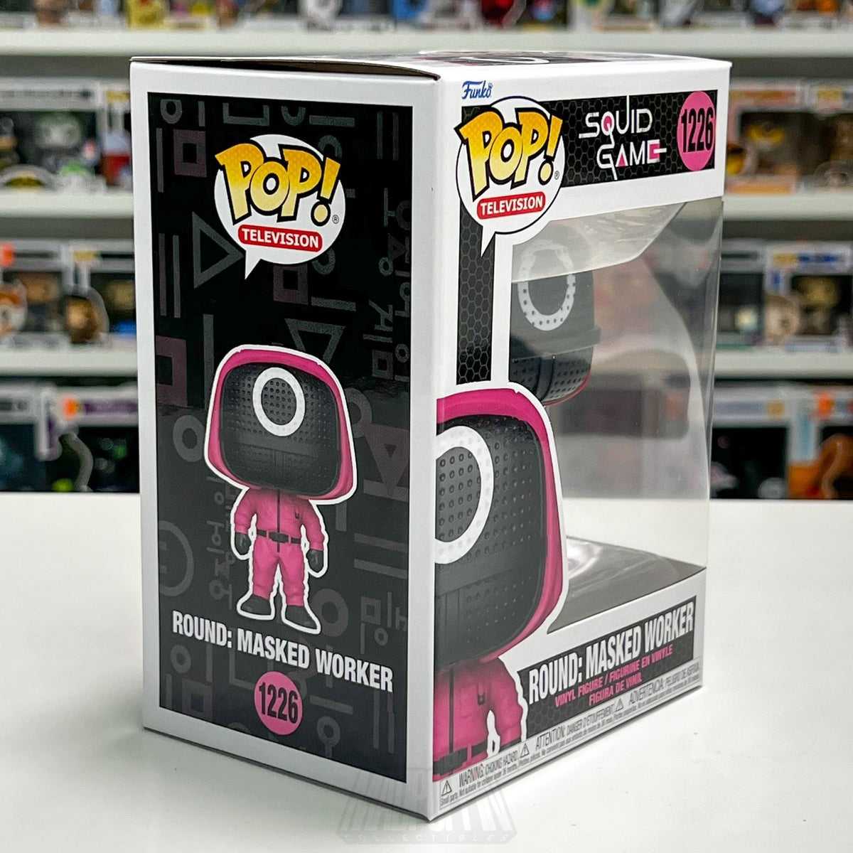 Funko Pop TV Squid Game Round Circle Masked Worker 1226 Netflix Show Korean Toy