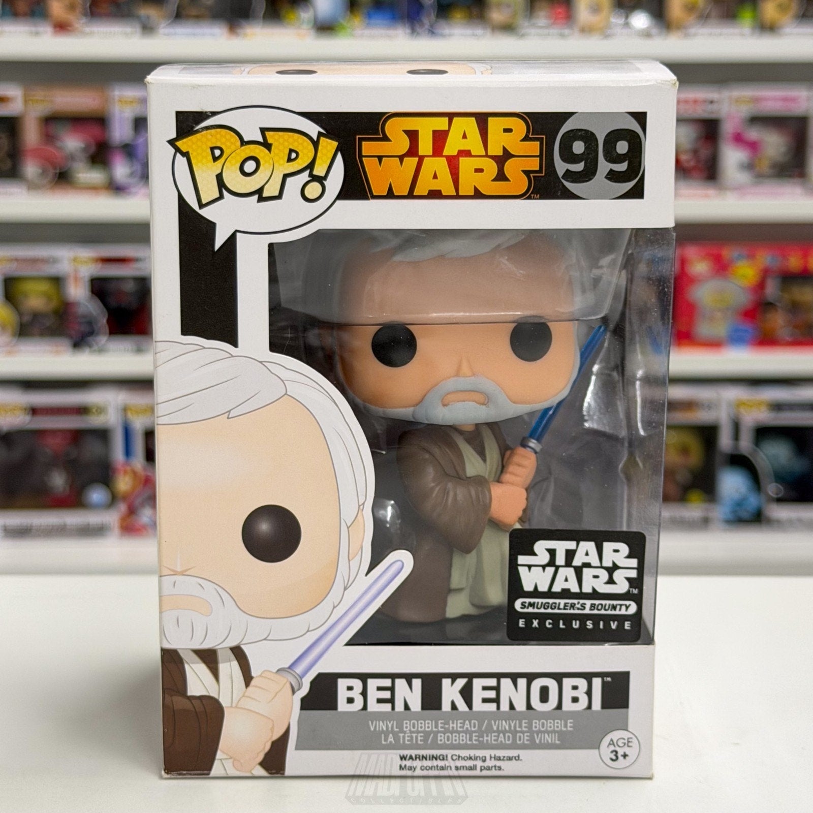 Funko Pop Star Wars Ben Kenobi Smuggler's Bounty 99 Jedi Knight Toy Vinyl Figure