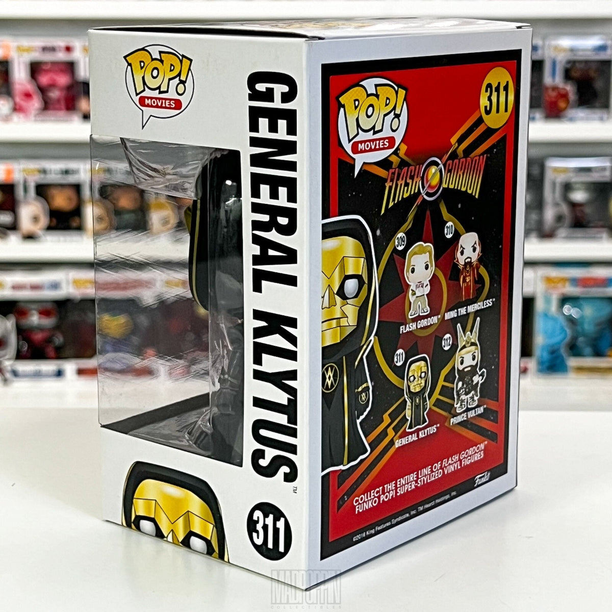 Funko Pop Movies Flash Gordon General Klytus 311 Vaulted Space Toy Vinyl Figure