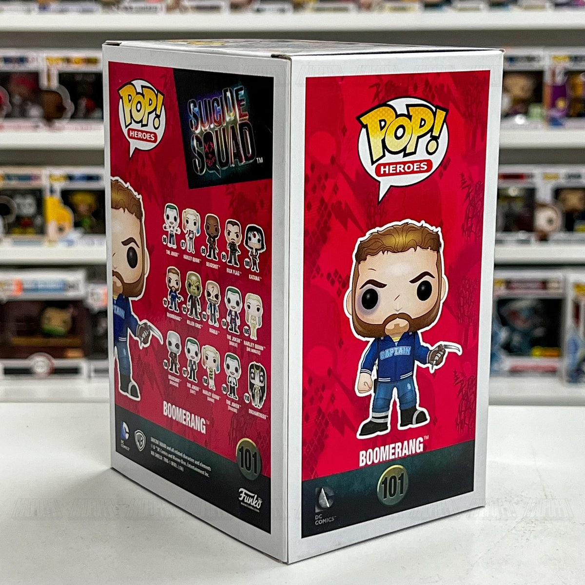 Funko Pop! Heroes Suicide Squad Boomerang 101 Vinyl Figure New in Box DC Comics