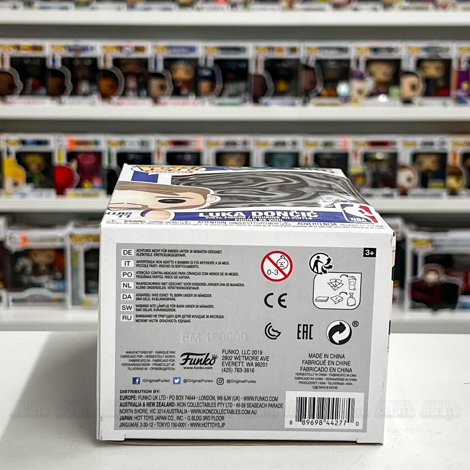 Funko Pop NBA Basketball Dallas Mavericks Luka Doncic White Jersey 60 Toy Figure