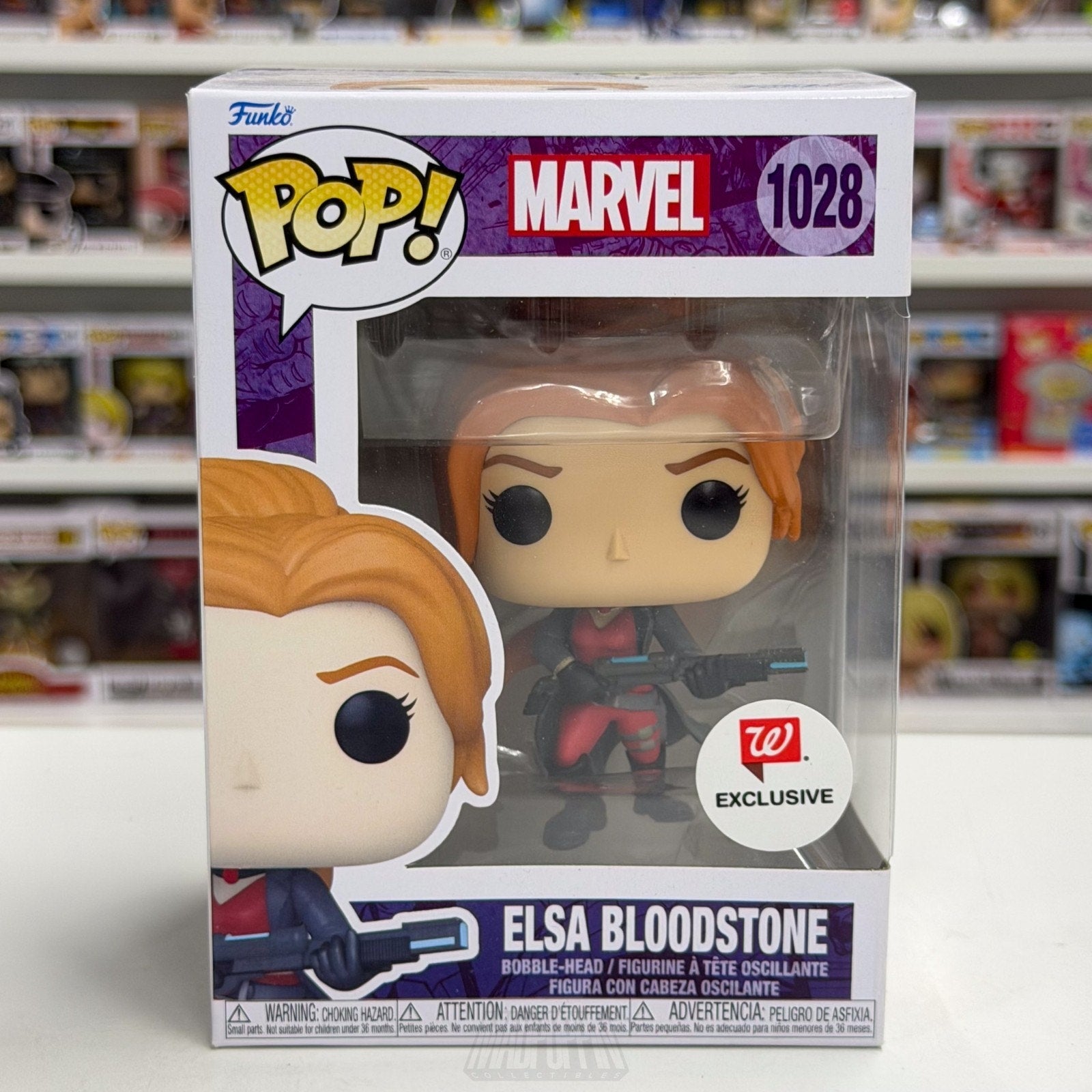 Funko Pop Marvel Elsa Bloodstone Walgreens 1028 Monster Hunter Toy Vinyl Figure