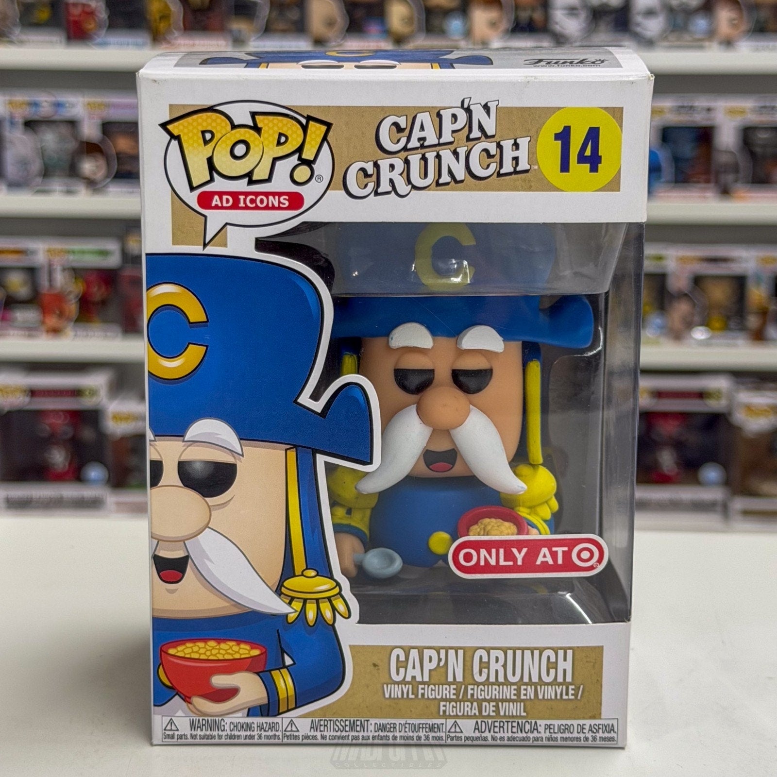Funko Pop Ad Icons Cap'n Crunch Target Exclusive 14 Cereal Mascot Vinyl Figure