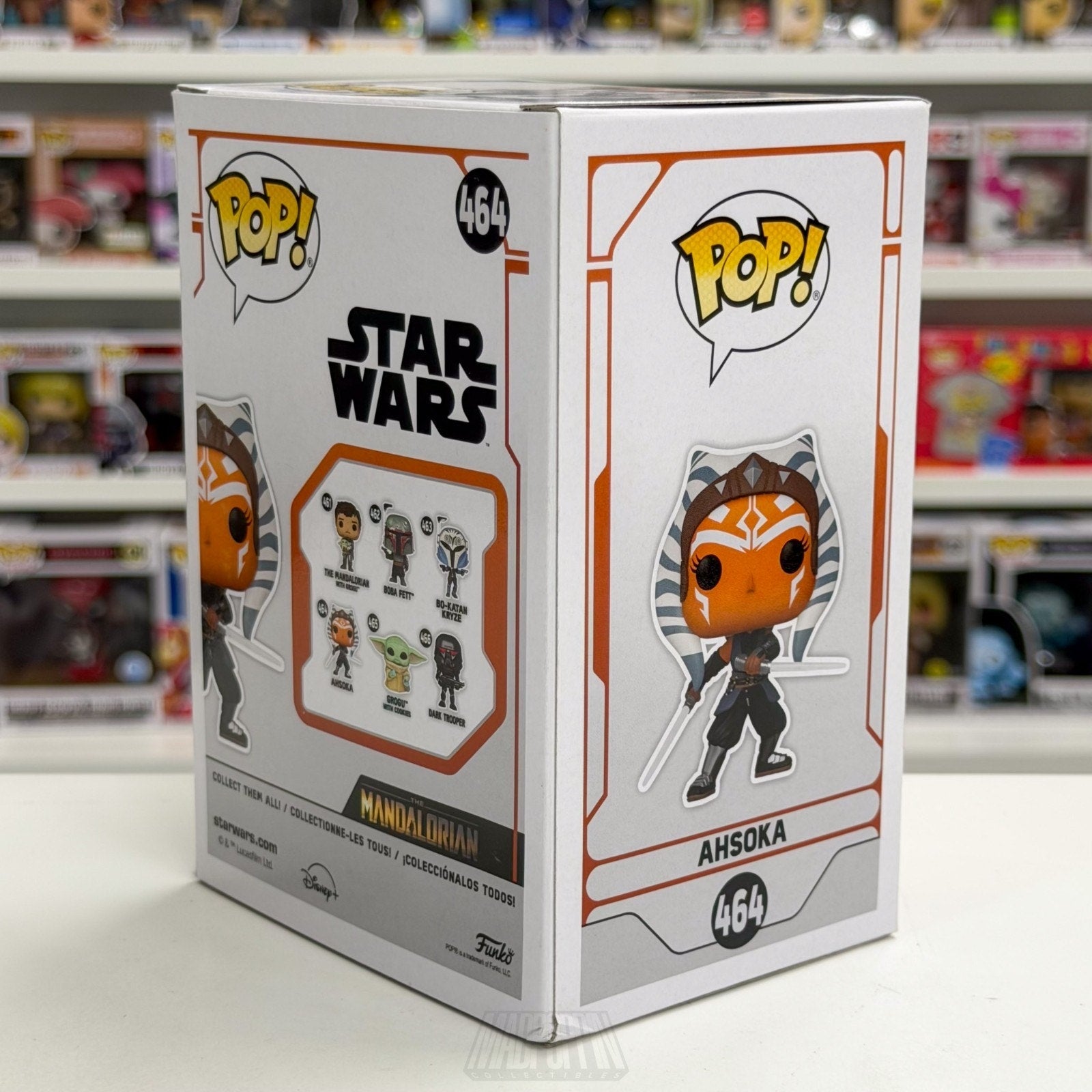 Funko Pop Star Wars The Mandalorian Ahsoka Tano w/Sabers 464 Jedi Vinyl Figure