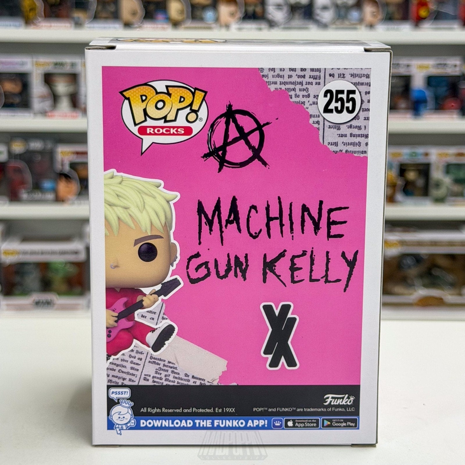 Funko Pop Rocks Machine Gun Kelly MGK 255 Rap Hip Hop Punk Music Vinyl Figure
